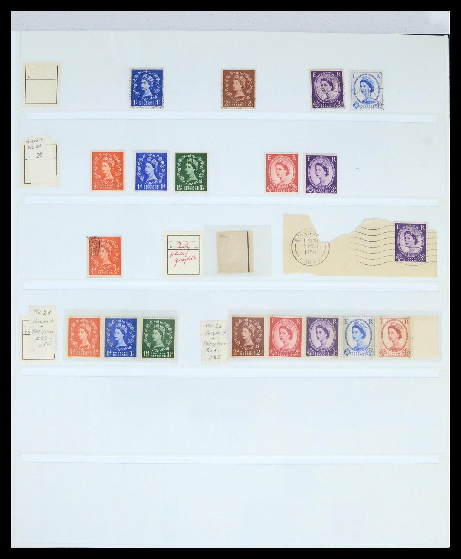 39462 0007 - Postzegelverzameling 39462 Engeland 1952-1981.