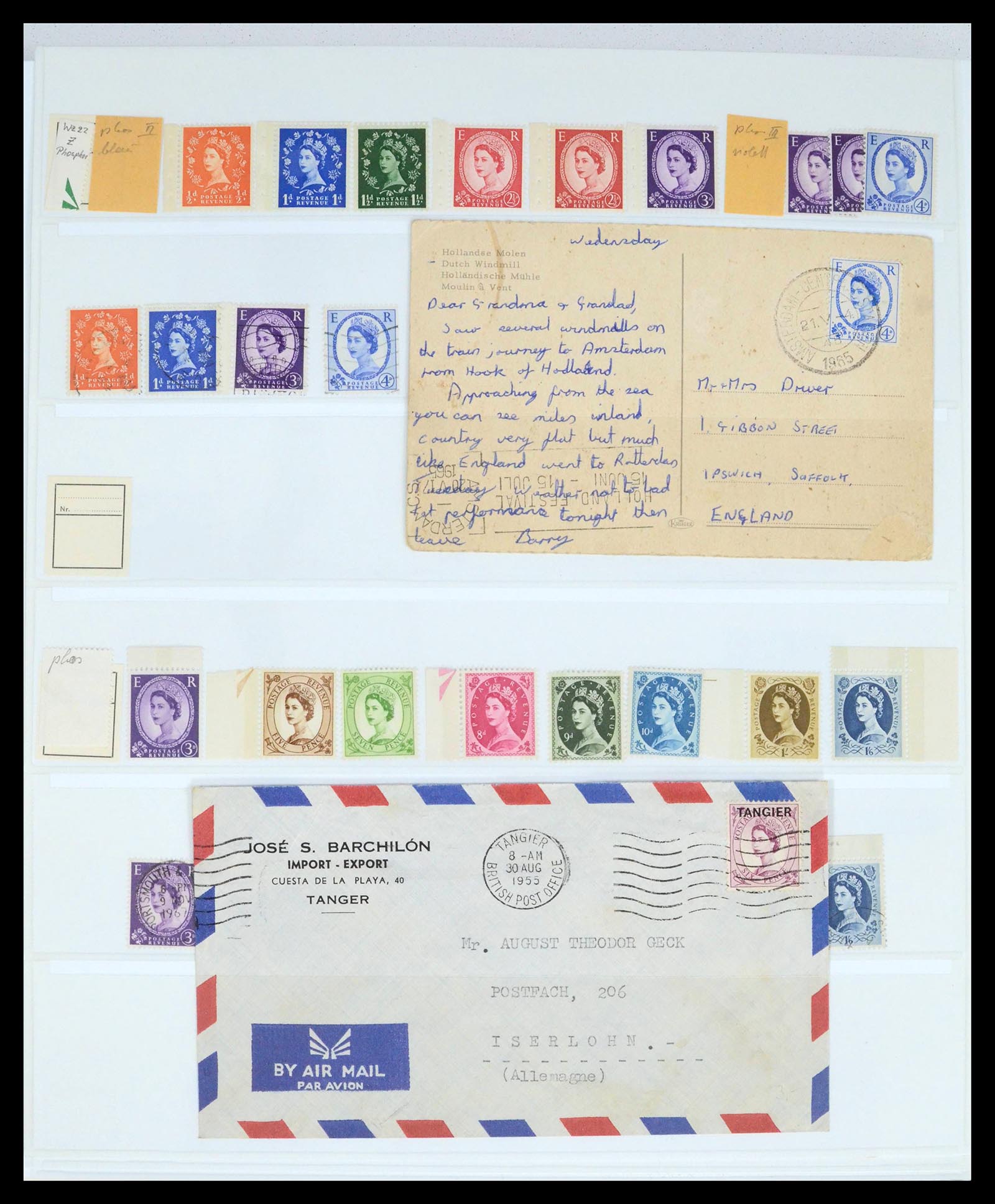 39462 0010 - Postzegelverzameling 39462 Engeland 1952-1981.
