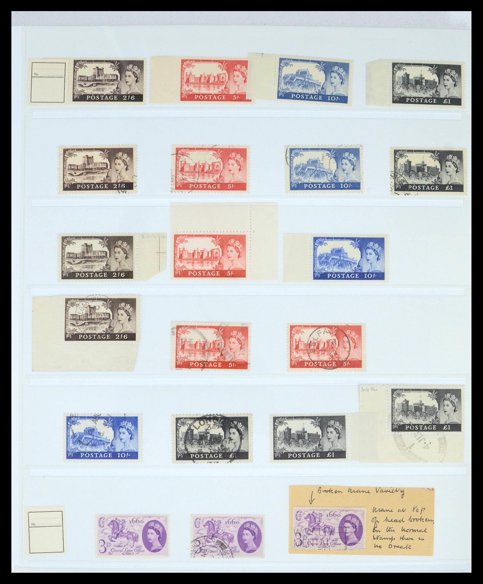 39462 0011 - Postzegelverzameling 39462 Engeland 1952-1981.