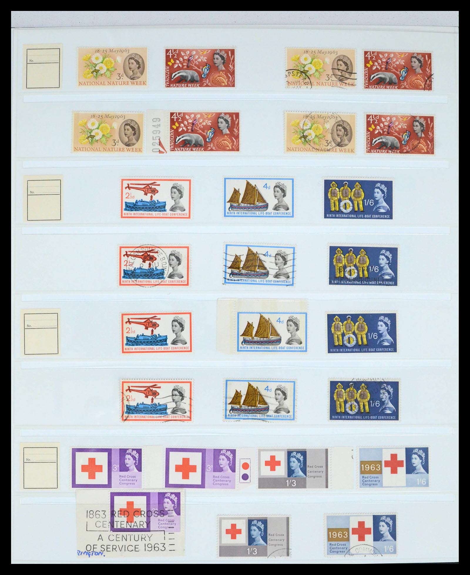 39462 0015 - Postzegelverzameling 39462 Engeland 1952-1981.