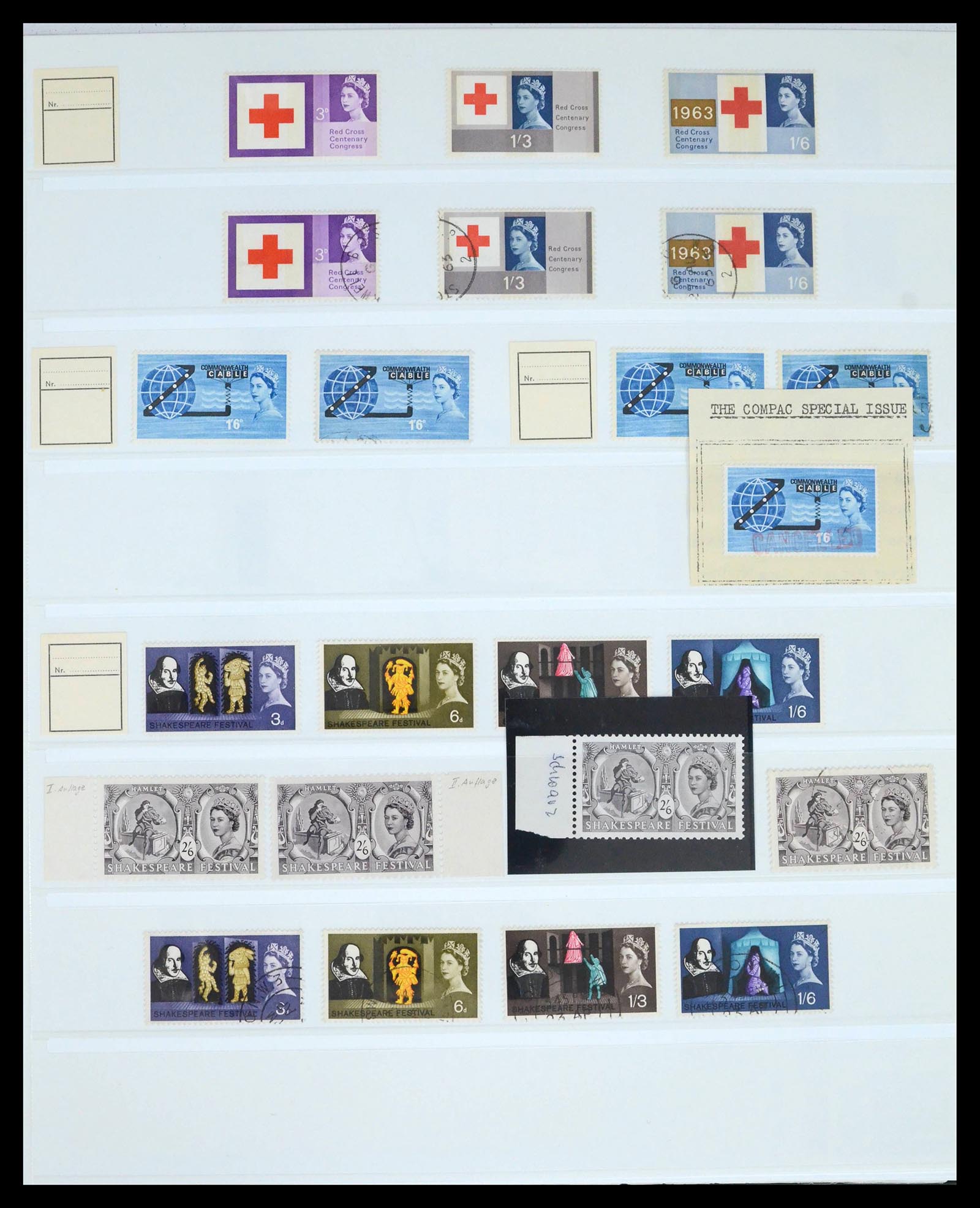 39462 0016 - Postzegelverzameling 39462 Engeland 1952-1981.