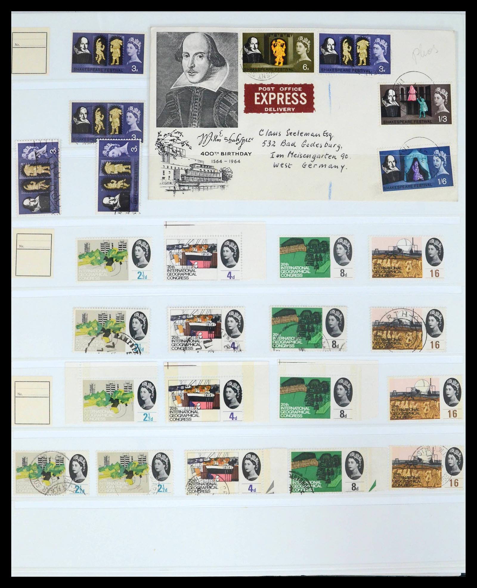 39462 0017 - Postzegelverzameling 39462 Engeland 1952-1981.