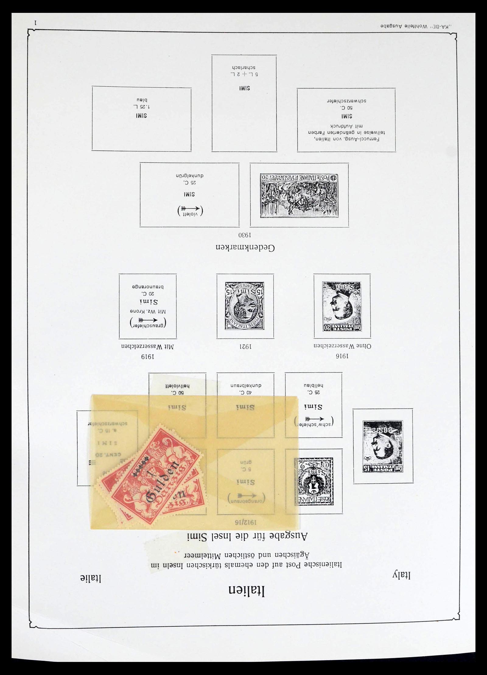 39465 0001 - Stamp collection 39465 German territories 1920=1957.