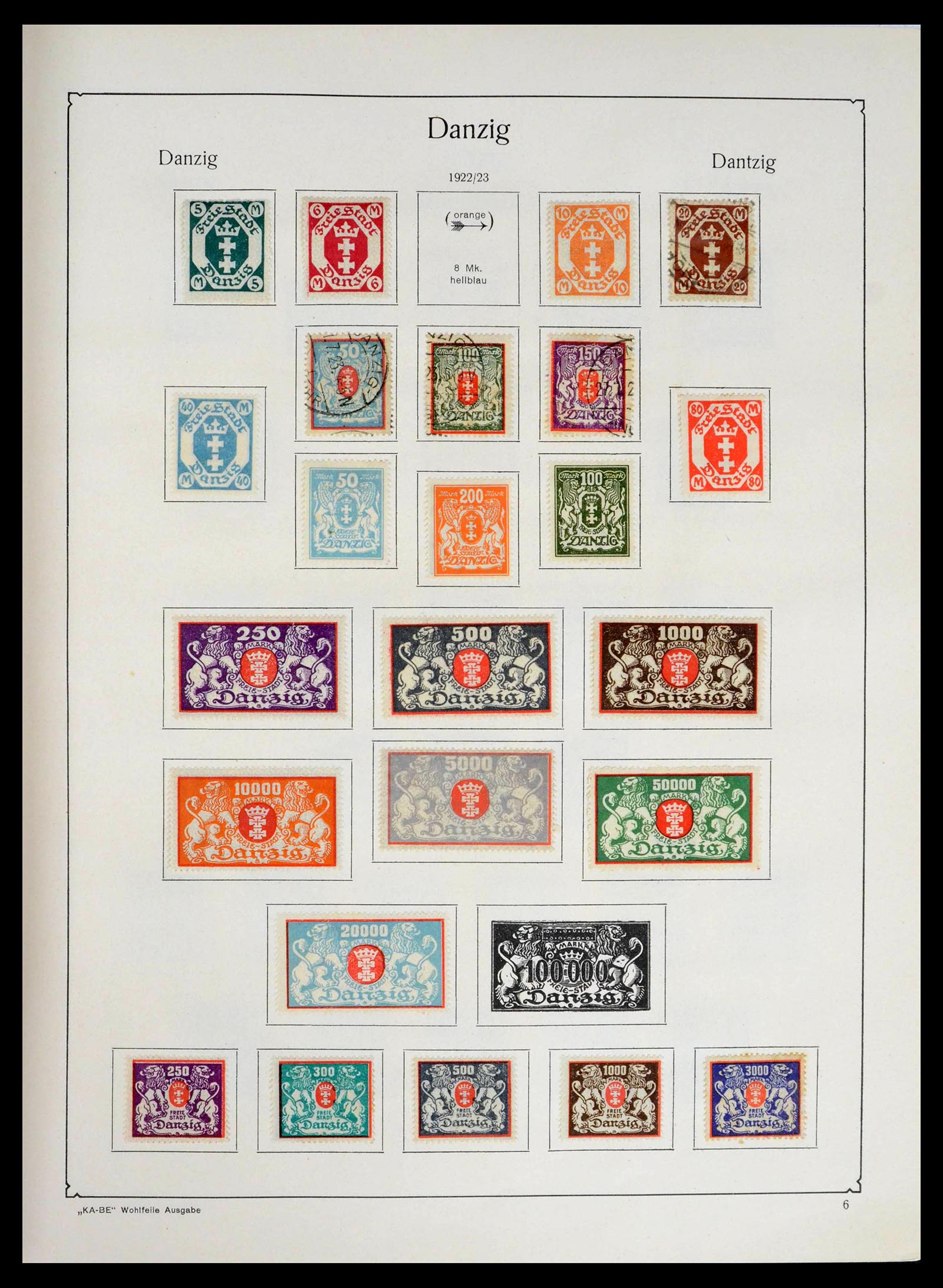 39465 0007 - Stamp collection 39465 German territories 1920=1957.