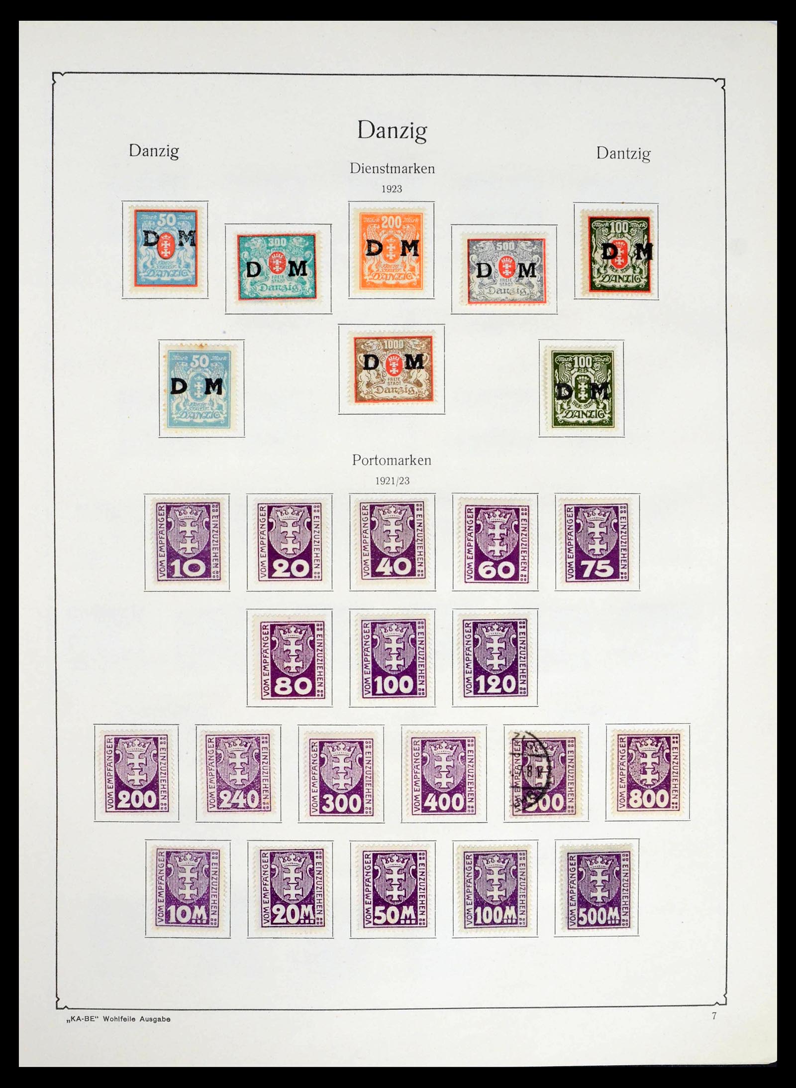 39465 0008 - Stamp collection 39465 German territories 1920=1957.