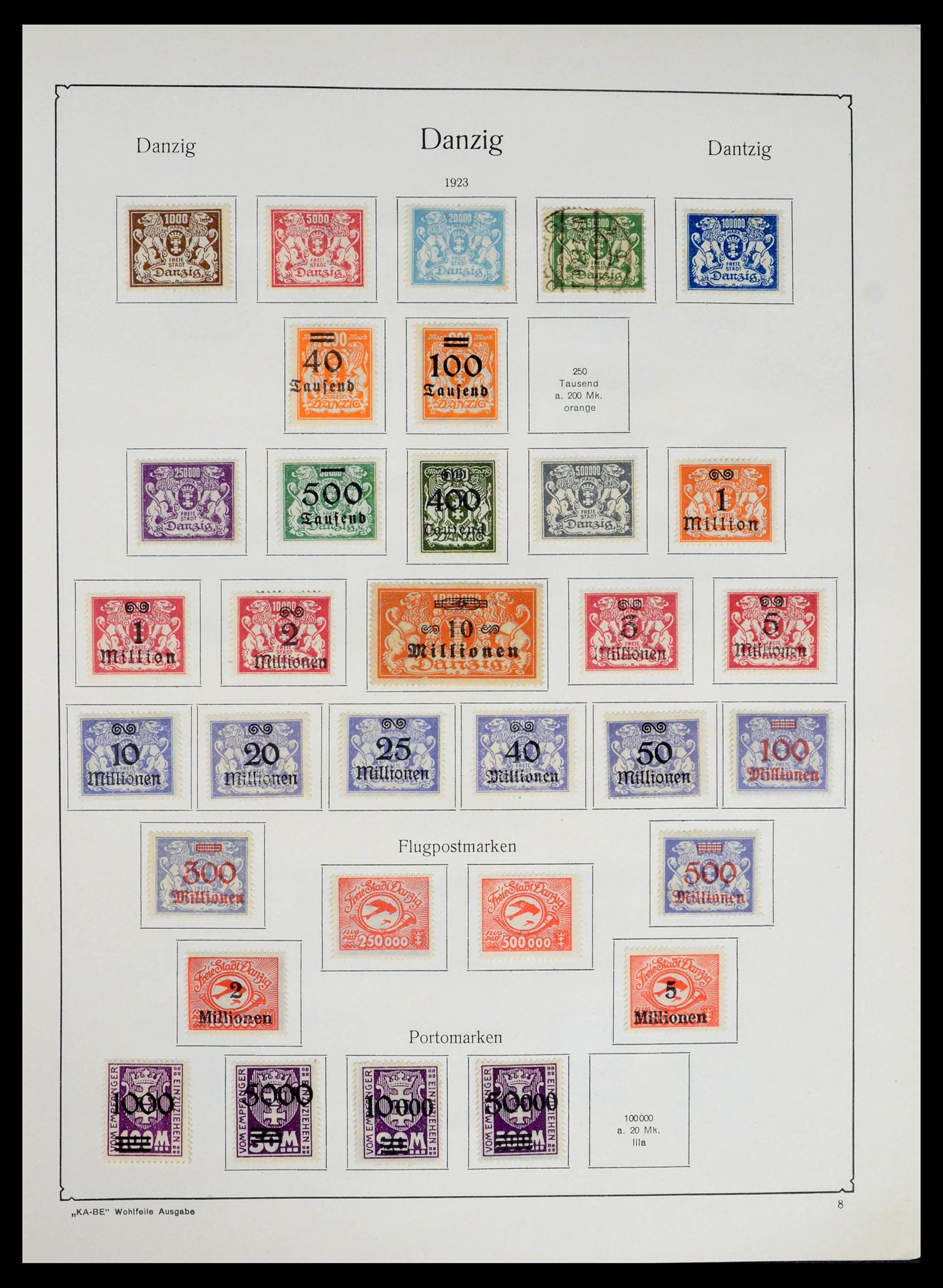 39465 0009 - Stamp collection 39465 German territories 1920=1957.