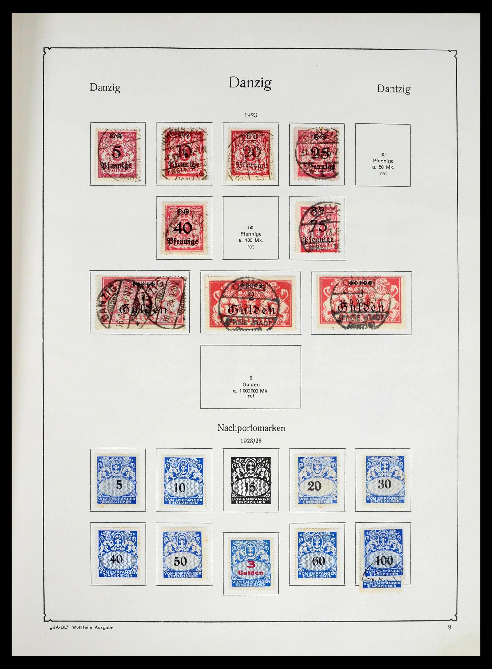 39465 0010 - Stamp collection 39465 German territories 1920=1957.