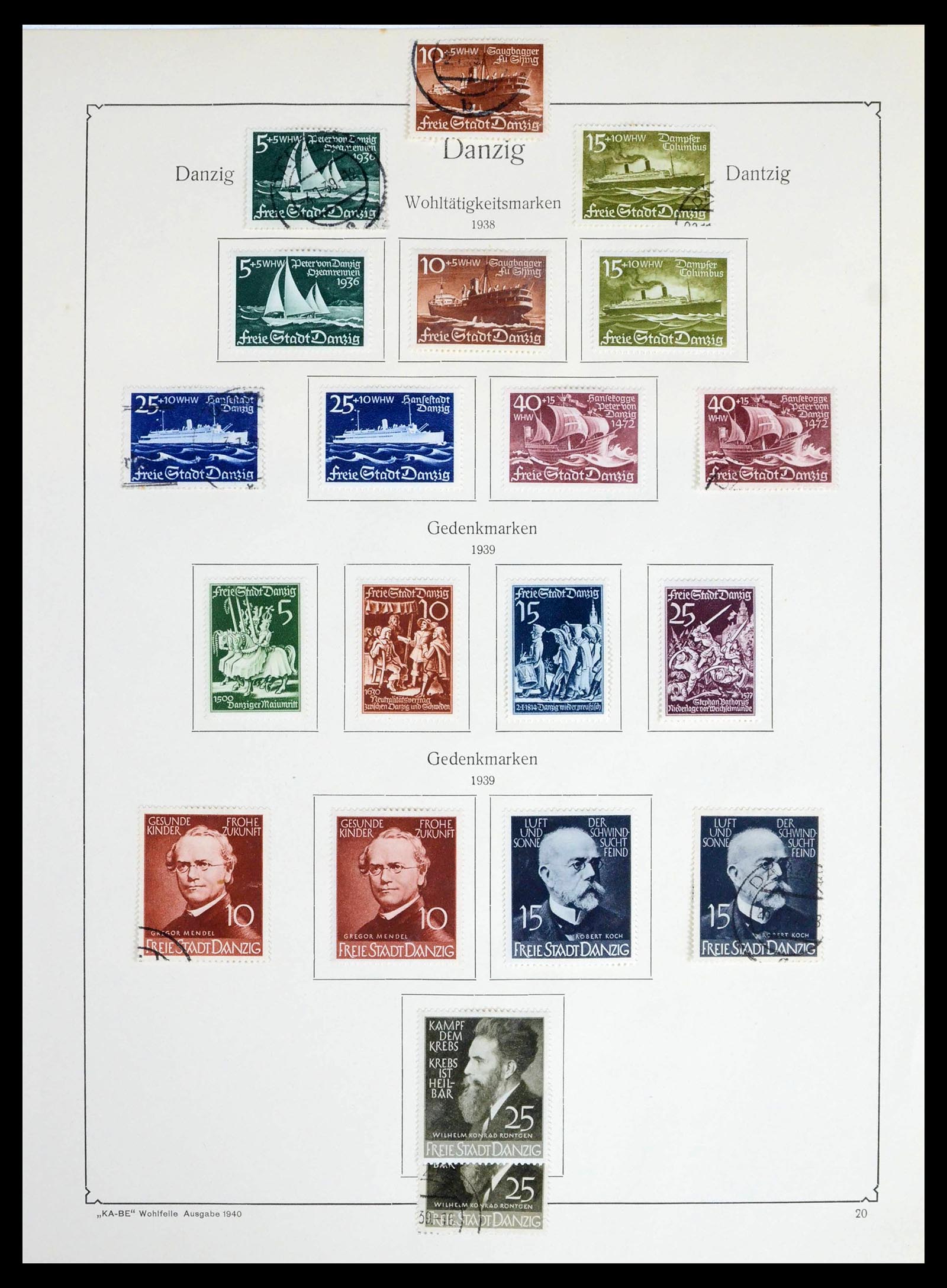 39465 0020 - Stamp collection 39465 German territories 1920=1957.