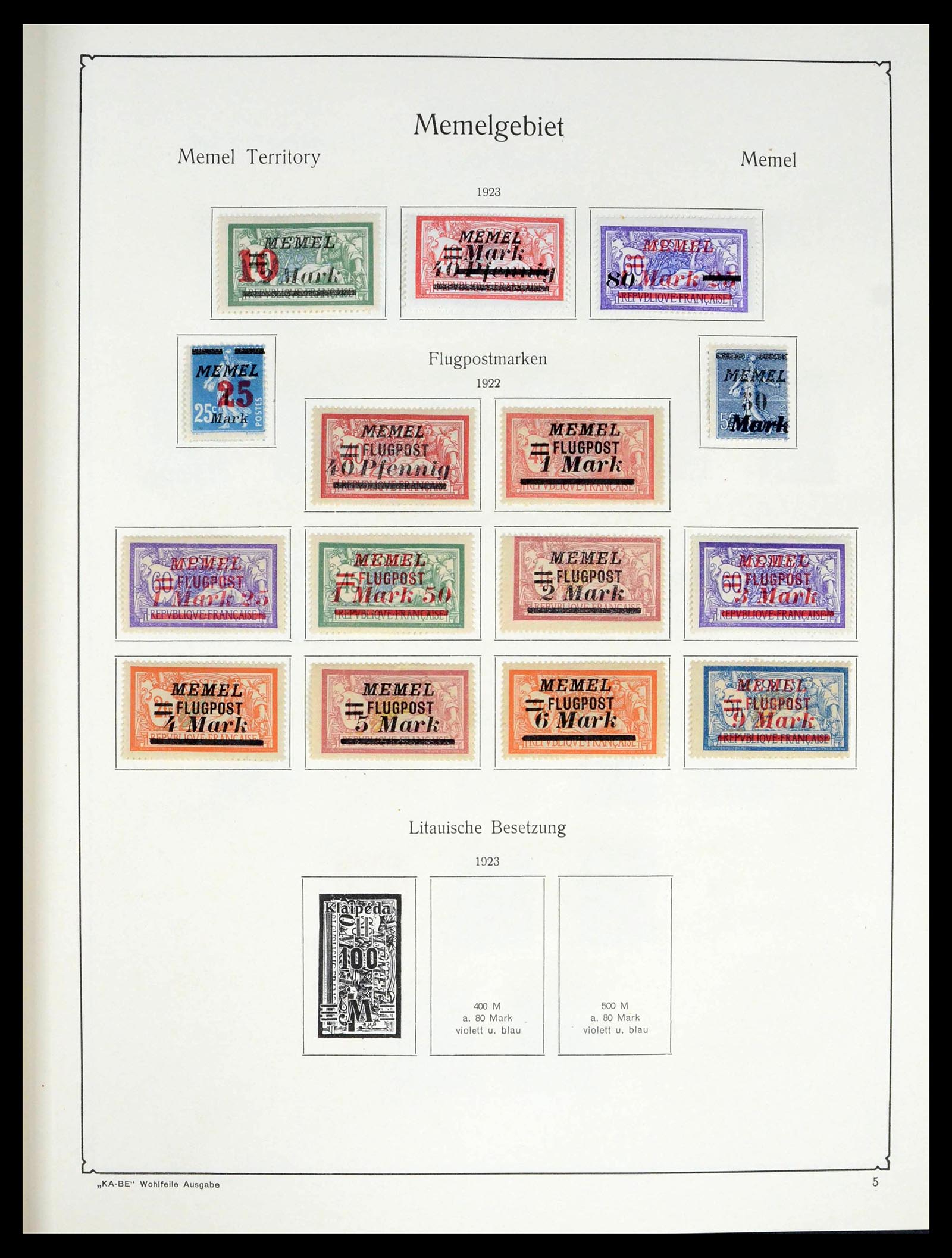 39465 0025 - Stamp collection 39465 German territories 1920=1957.