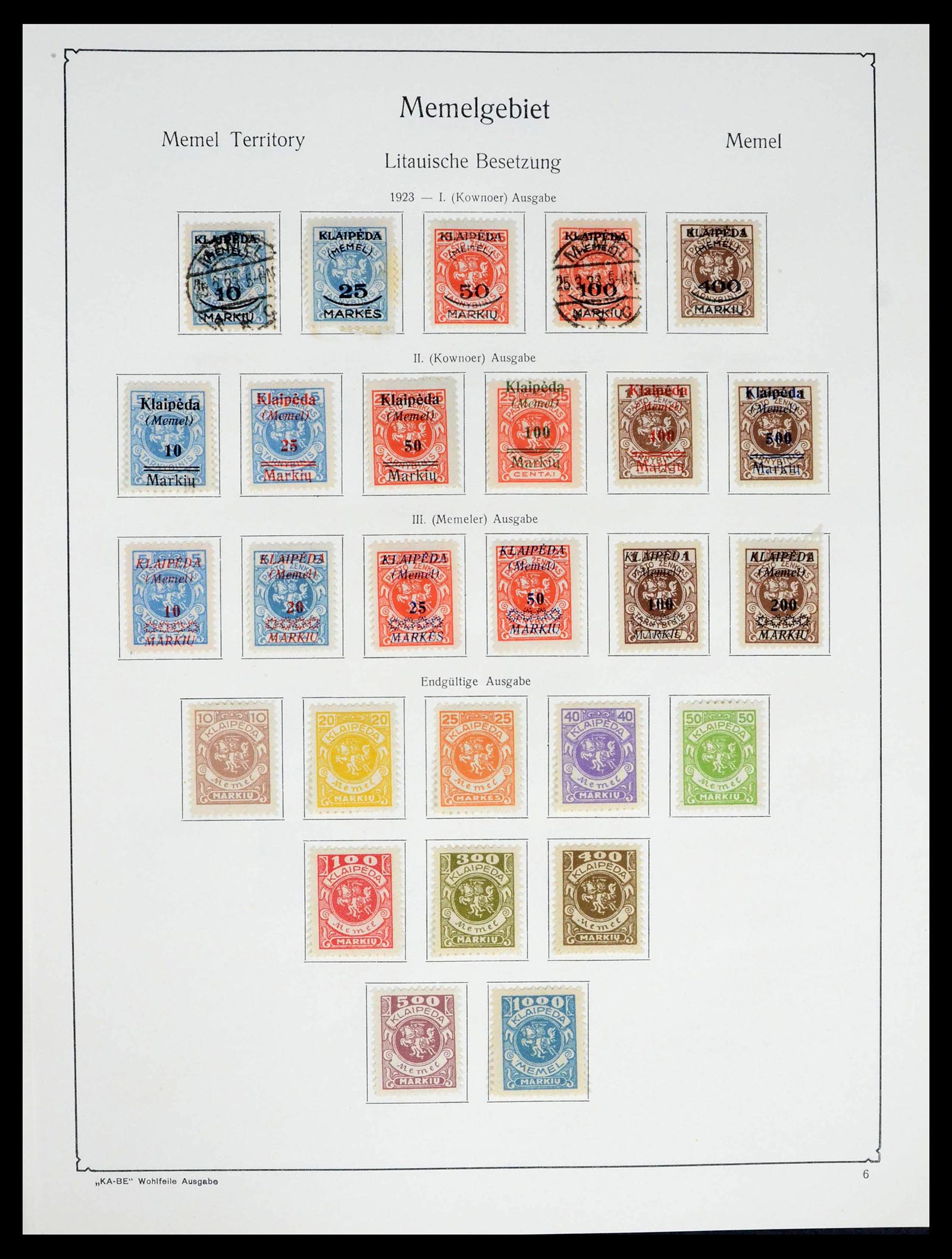 39465 0026 - Stamp collection 39465 German territories 1920=1957.