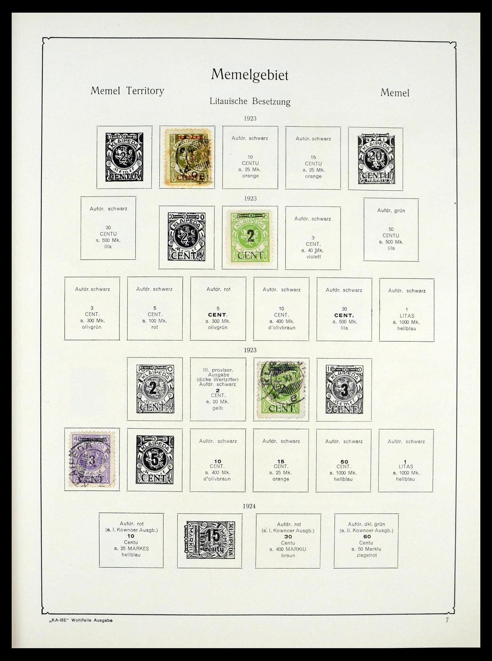 39465 0027 - Stamp collection 39465 German territories 1920=1957.