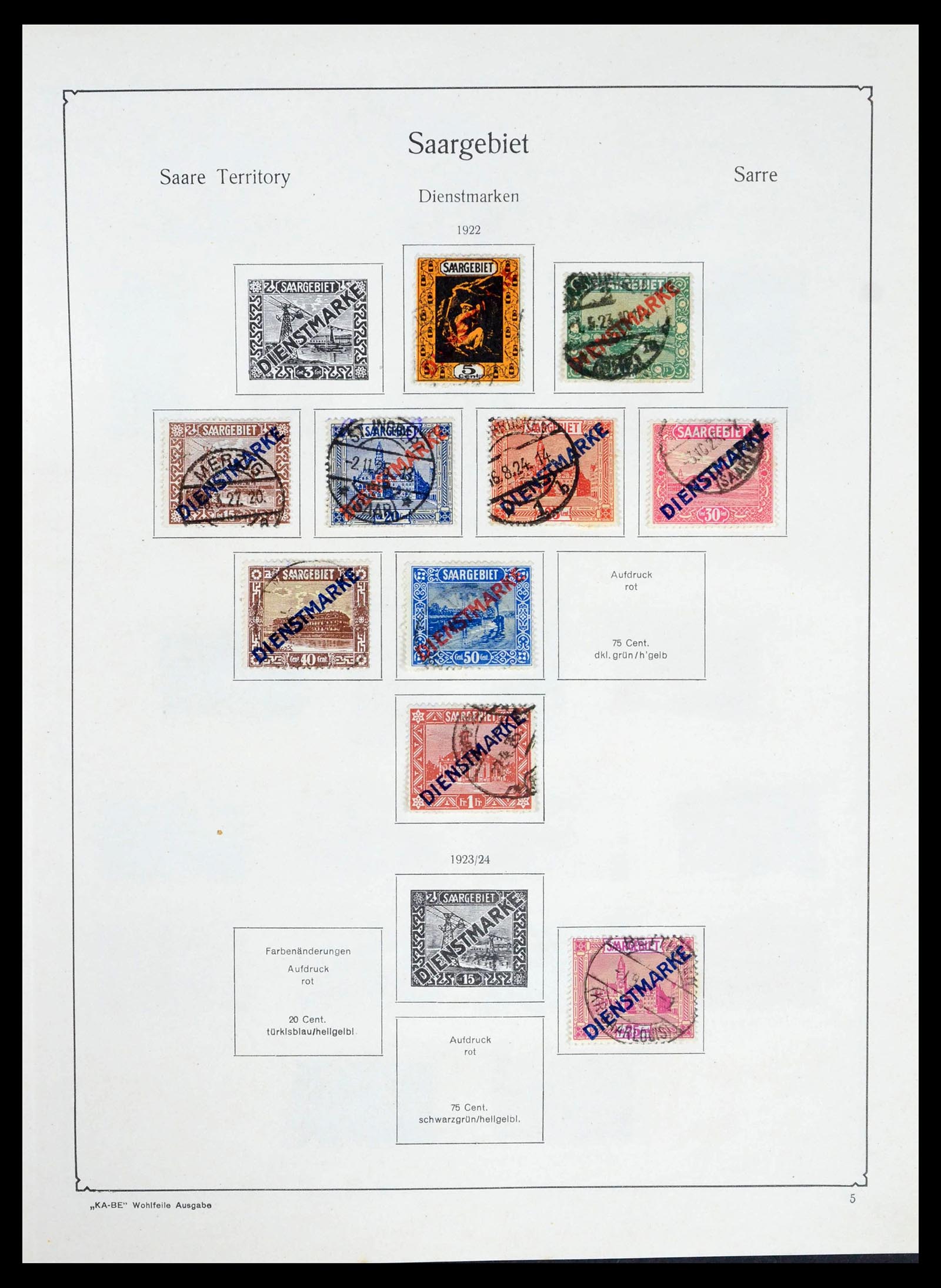 39465 0034 - Stamp collection 39465 German territories 1920=1957.