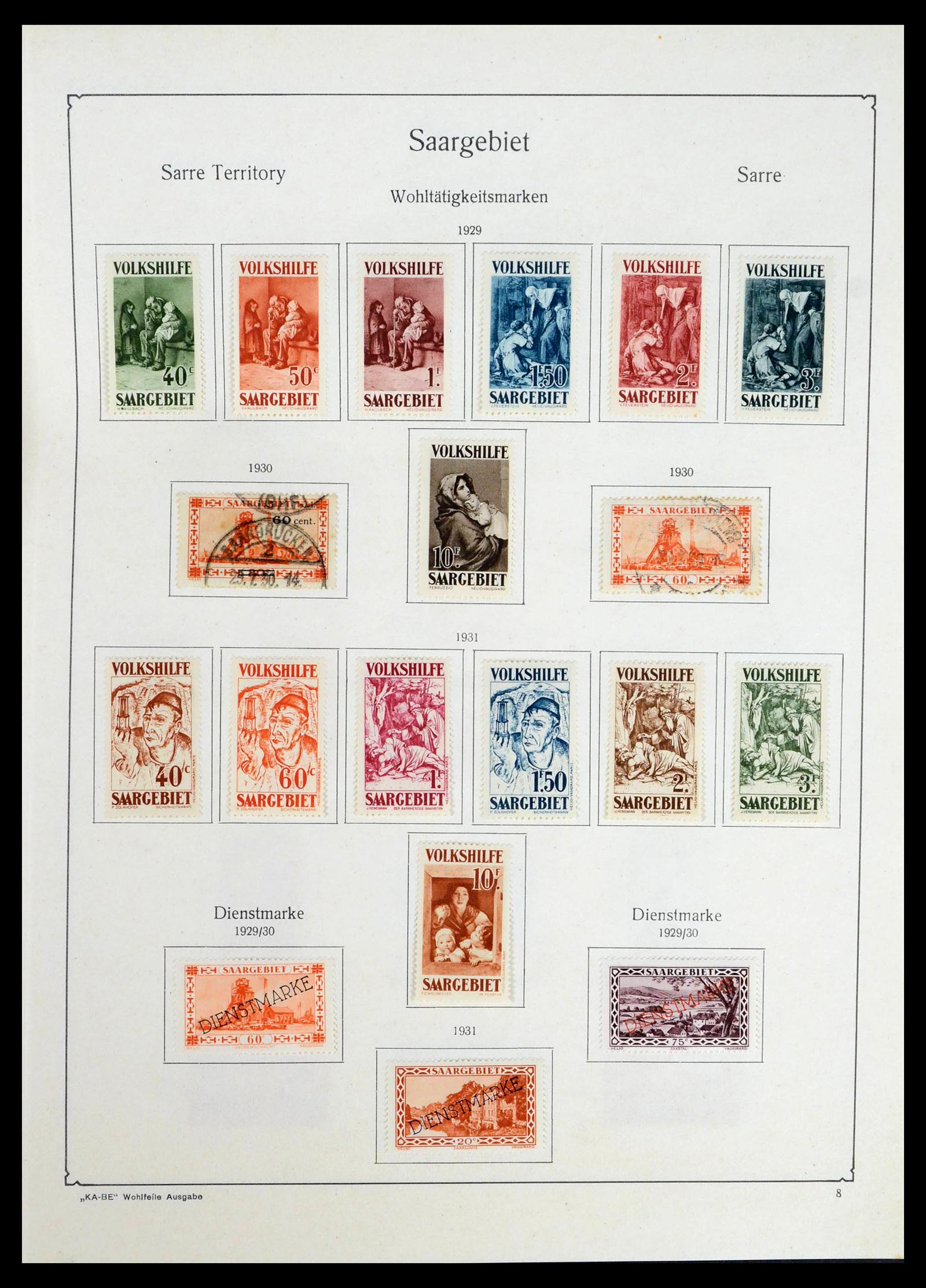 39465 0037 - Stamp collection 39465 German territories 1920=1957.
