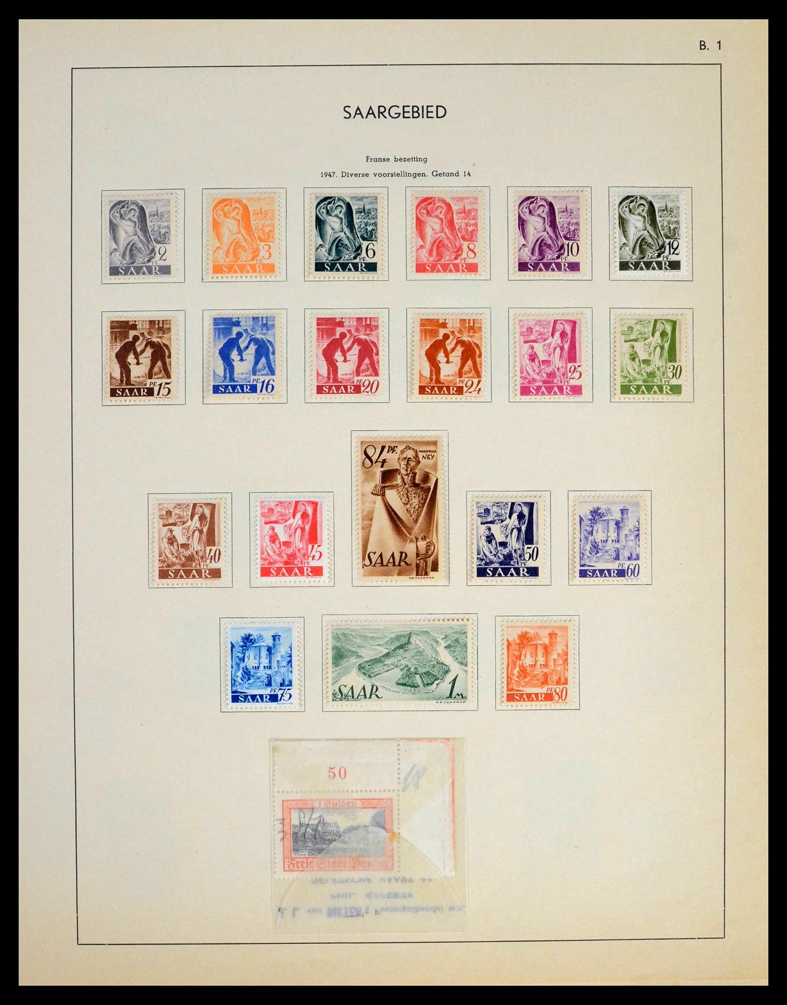 39465 0042 - Postzegelverzameling 39465 Duitse gebieden 1920=1957.