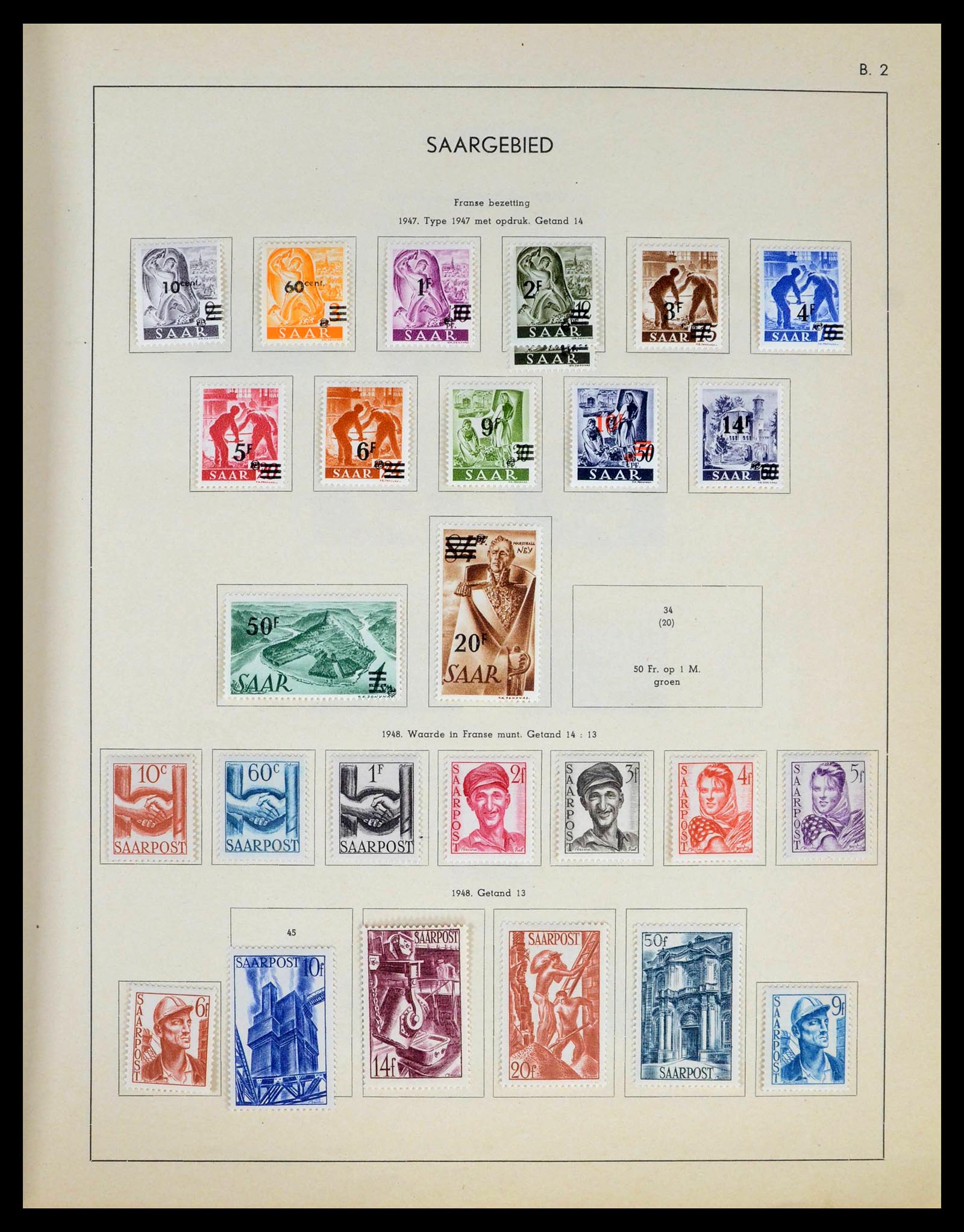 39465 0043 - Stamp collection 39465 German territories 1920=1957.