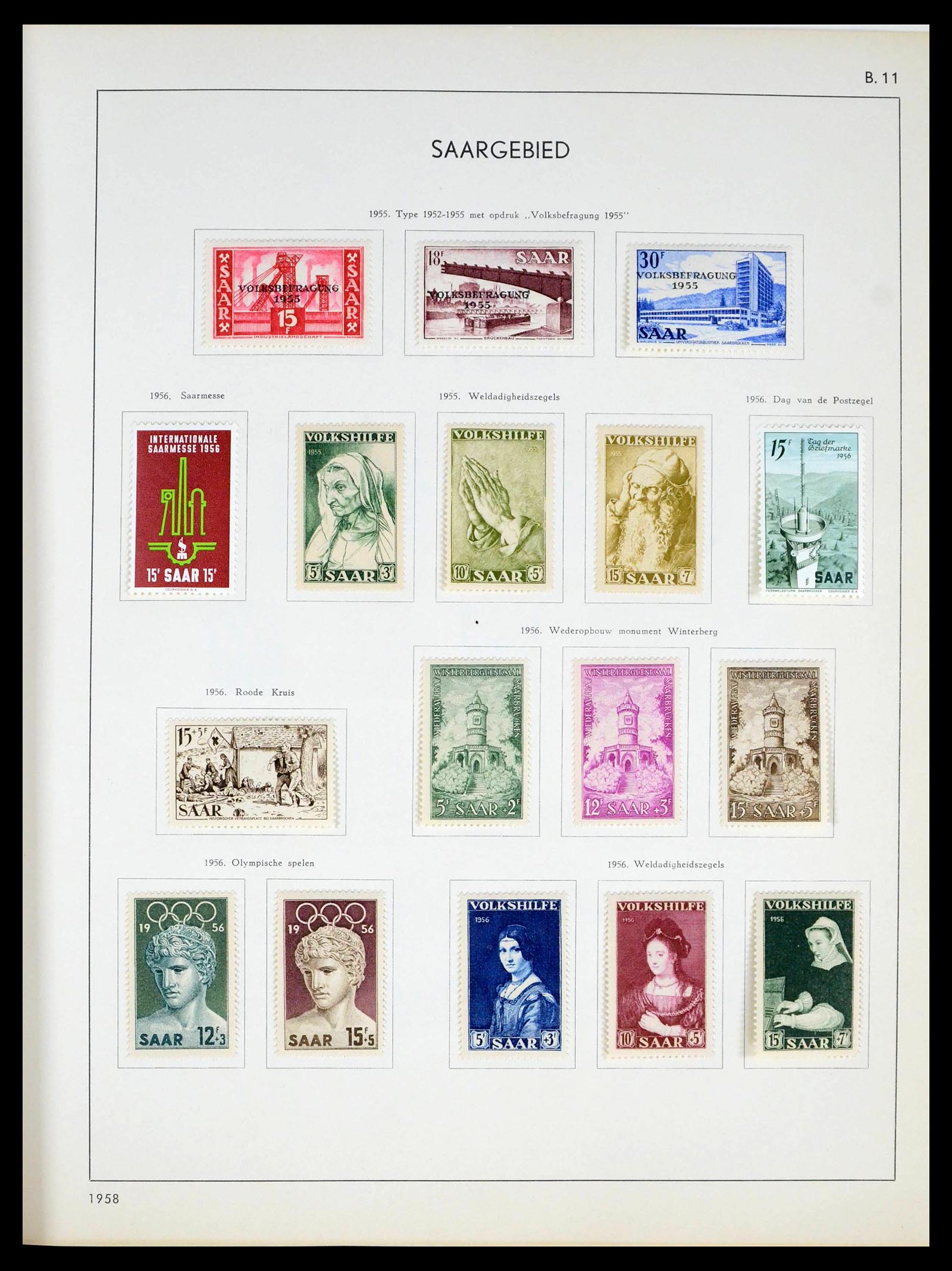 39465 0052 - Postzegelverzameling 39465 Duitse gebieden 1920=1957.