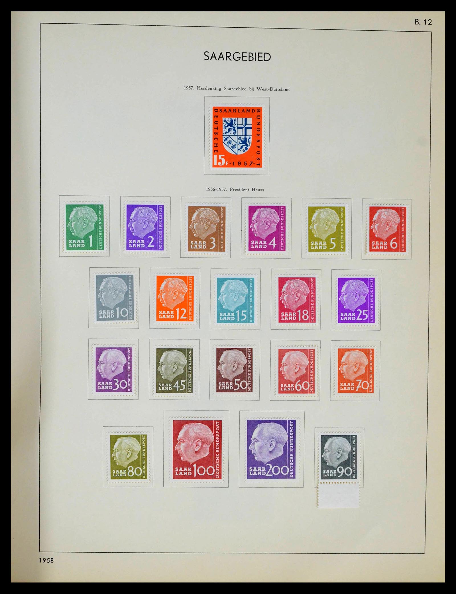 39465 0053 - Postzegelverzameling 39465 Duitse gebieden 1920=1957.