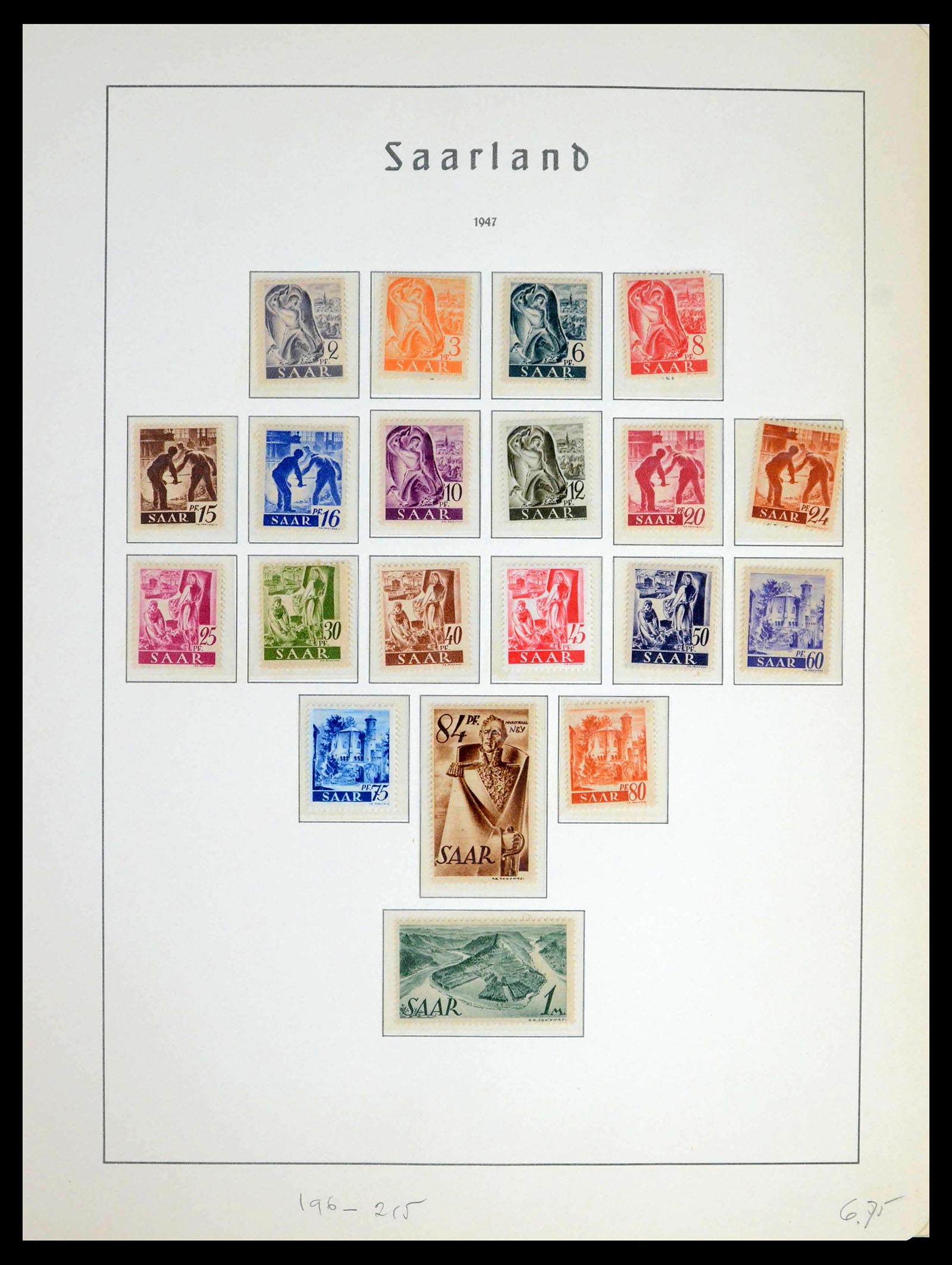 39465 0055 - Stamp collection 39465 German territories 1920=1957.