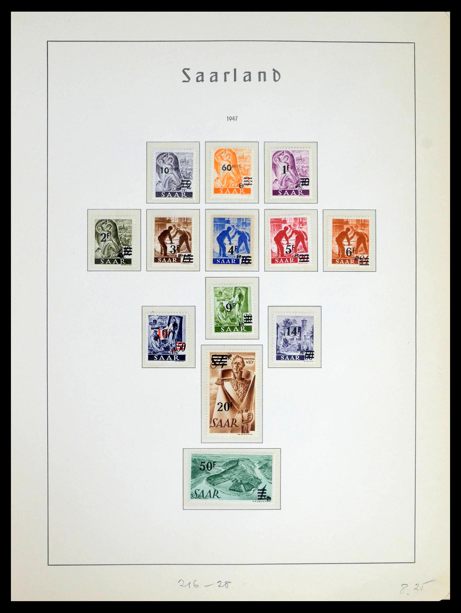 39465 0056 - Postzegelverzameling 39465 Duitse gebieden 1920=1957.