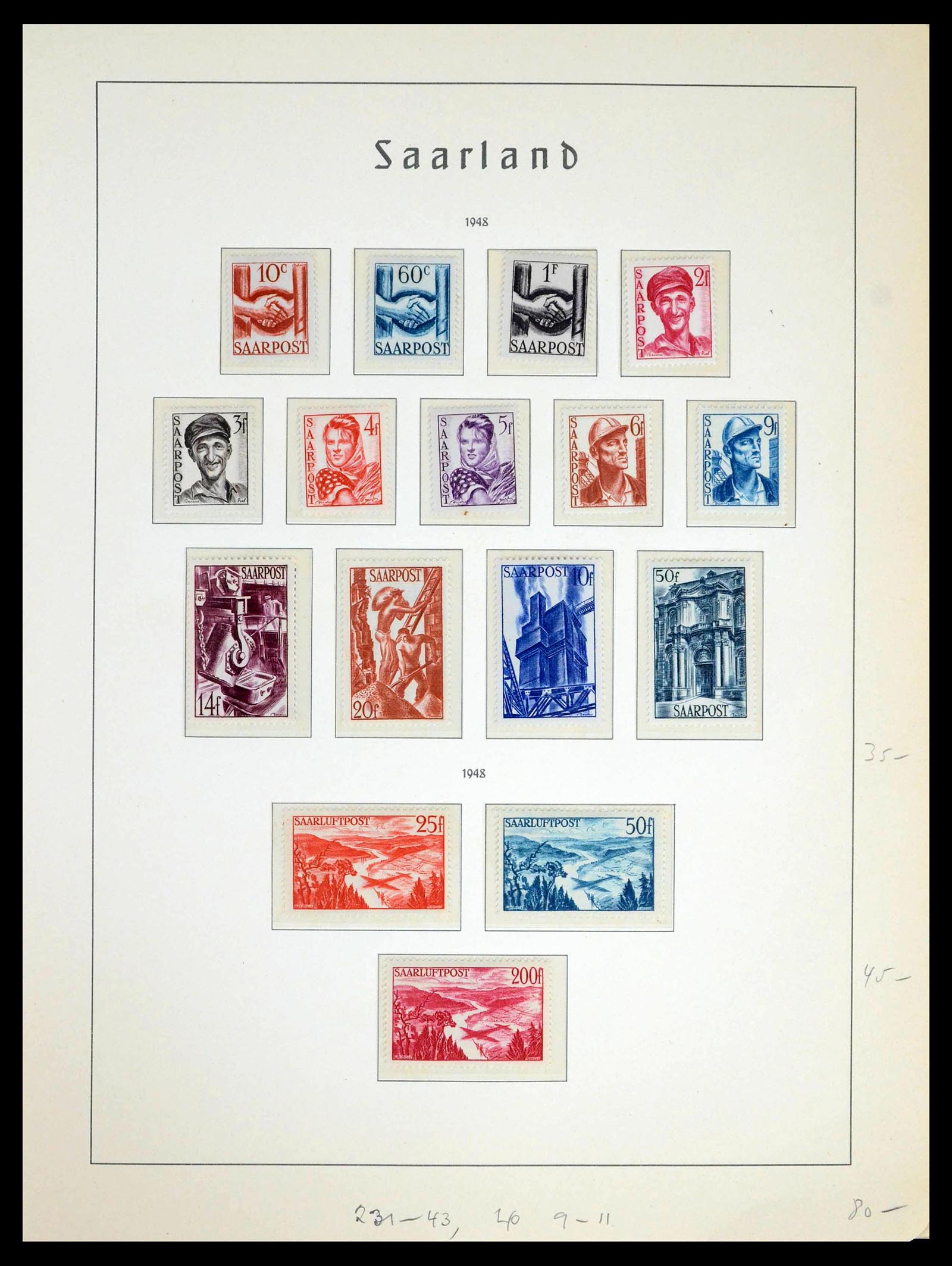 39465 0057 - Postzegelverzameling 39465 Duitse gebieden 1920=1957.