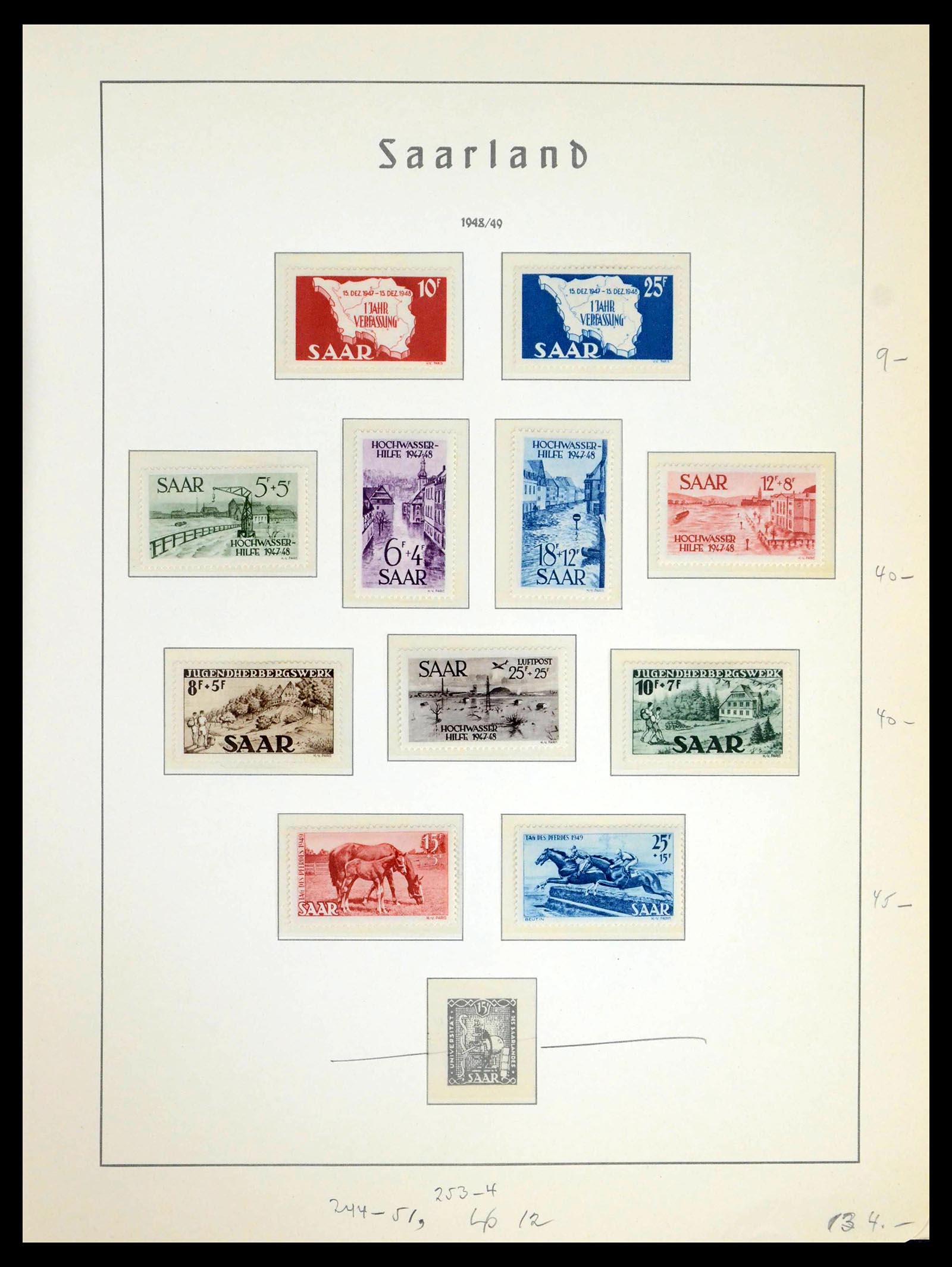 39465 0058 - Stamp collection 39465 German territories 1920=1957.