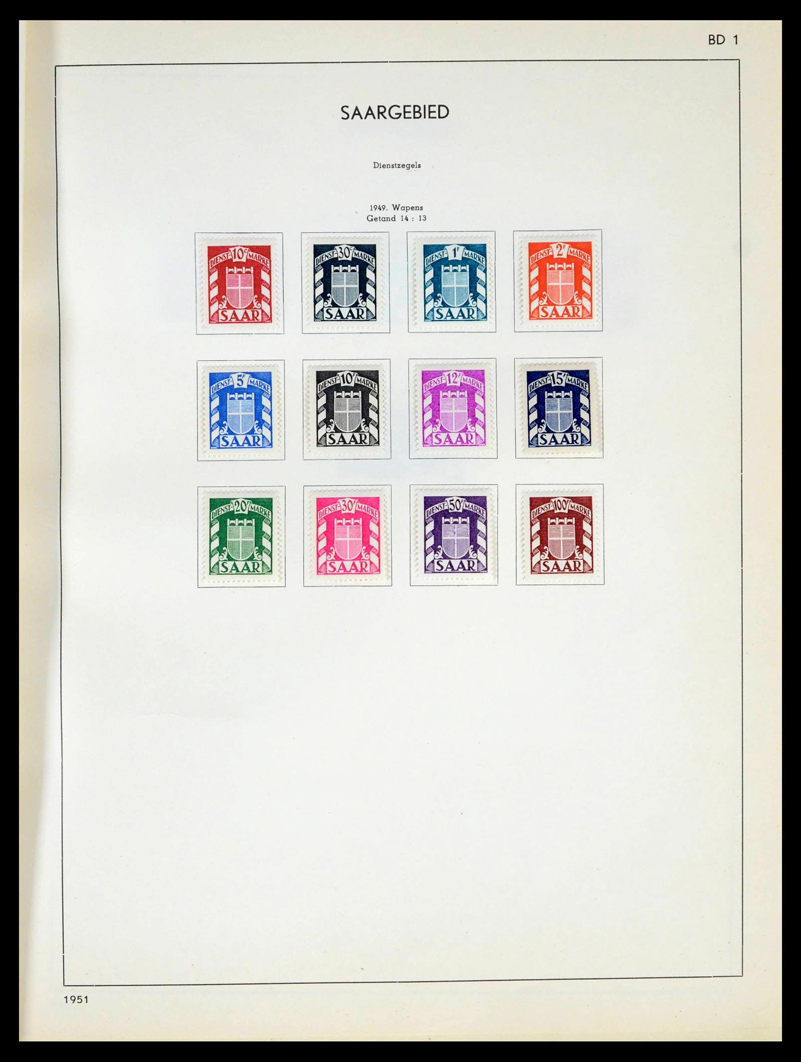 39465 0061 - Postzegelverzameling 39465 Duitse gebieden 1920=1957.