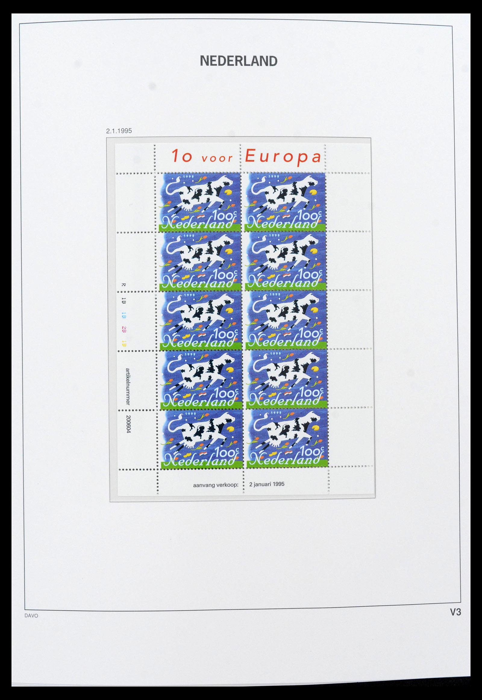39468 0003 - Stamp collection 39468 Netherlands sheetlets 1993-2023!!