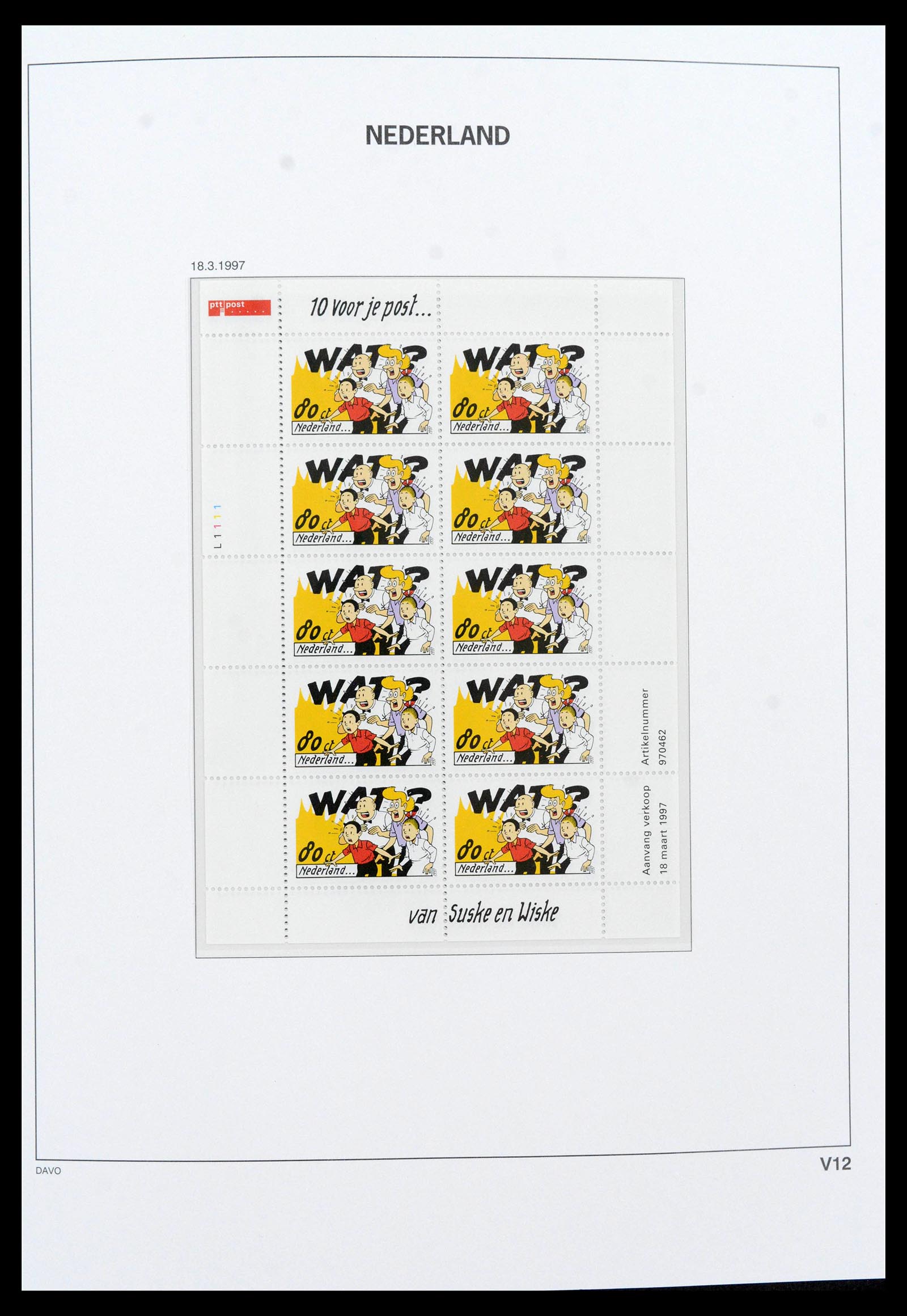 39468 0013 - Stamp collection 39468 Netherlands sheetlets 1993-2023!!