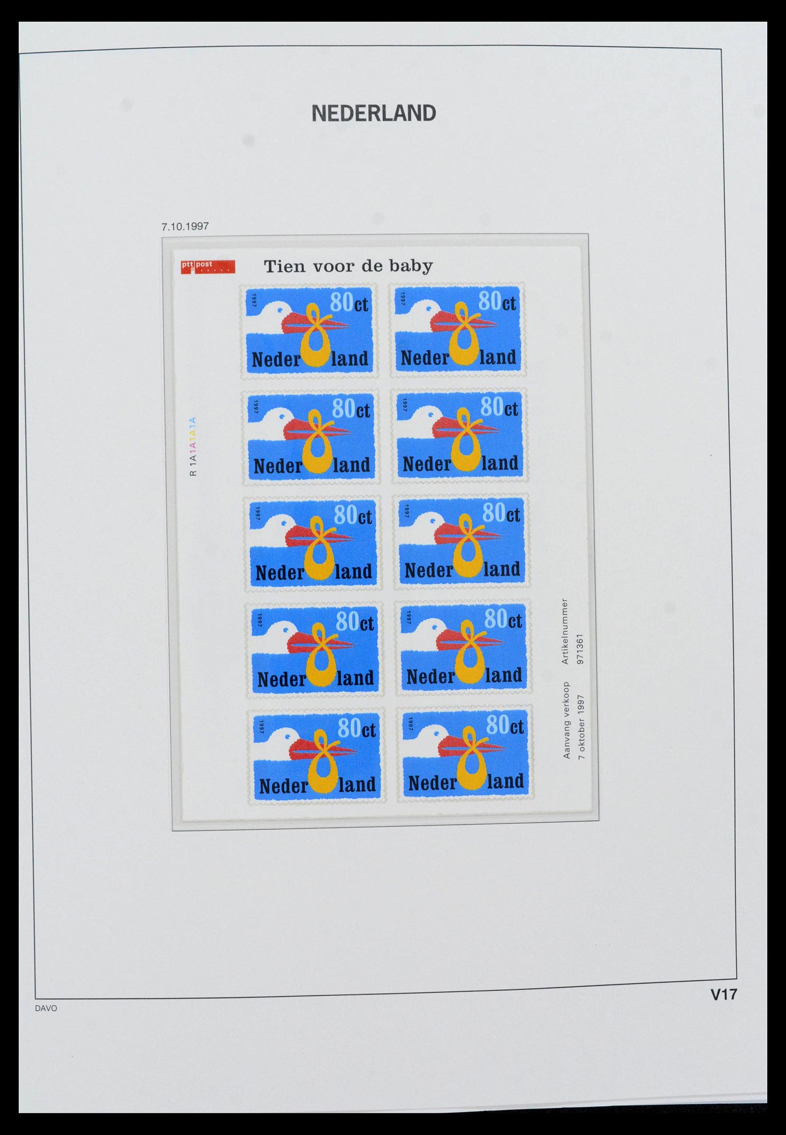 39468 0018 - Stamp collection 39468 Netherlands sheetlets 1993-2023!!