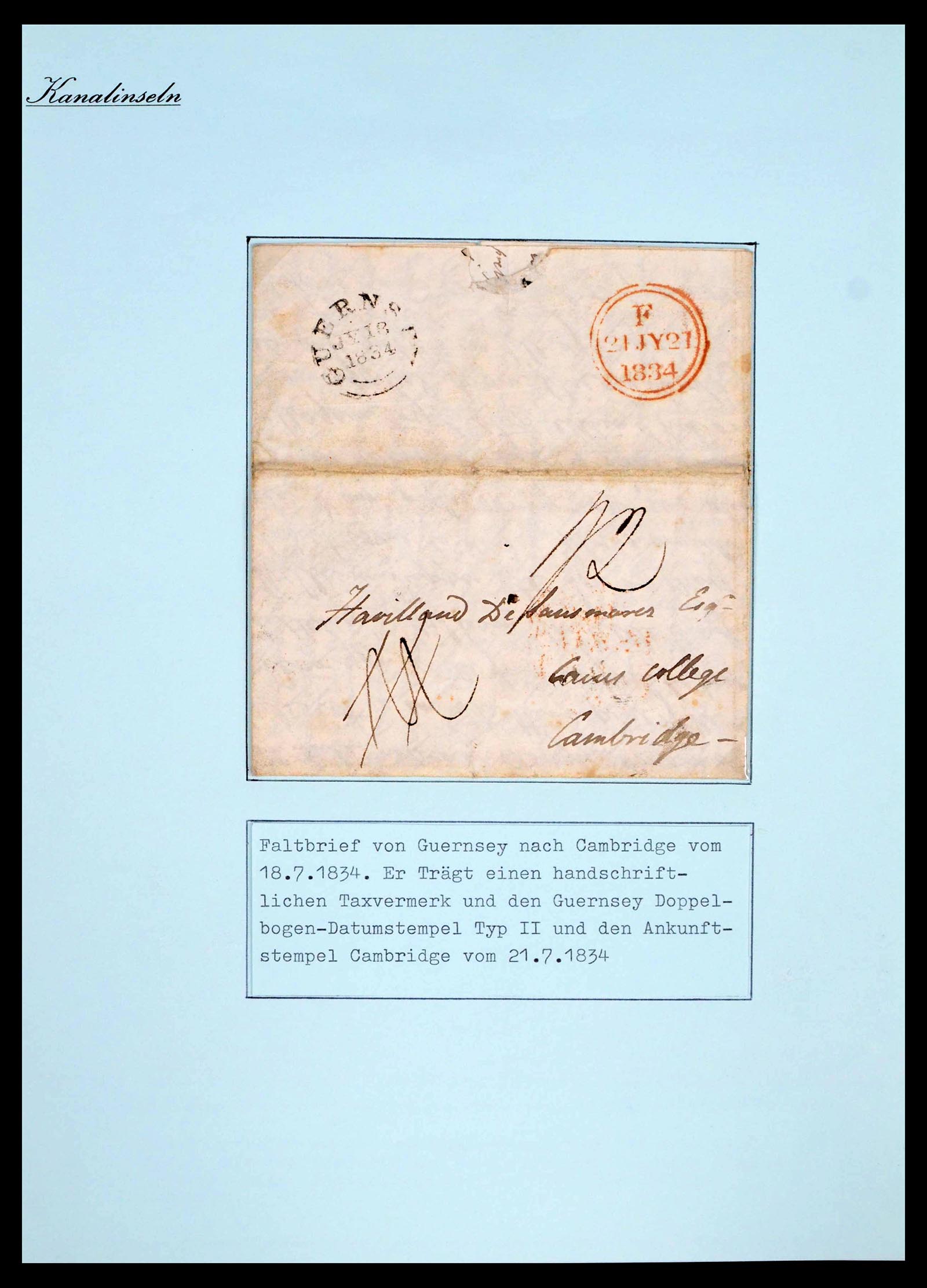 39477 0007 - Postzegelverzameling 39477 Kanaaleilanden 1807 (!)-1953.