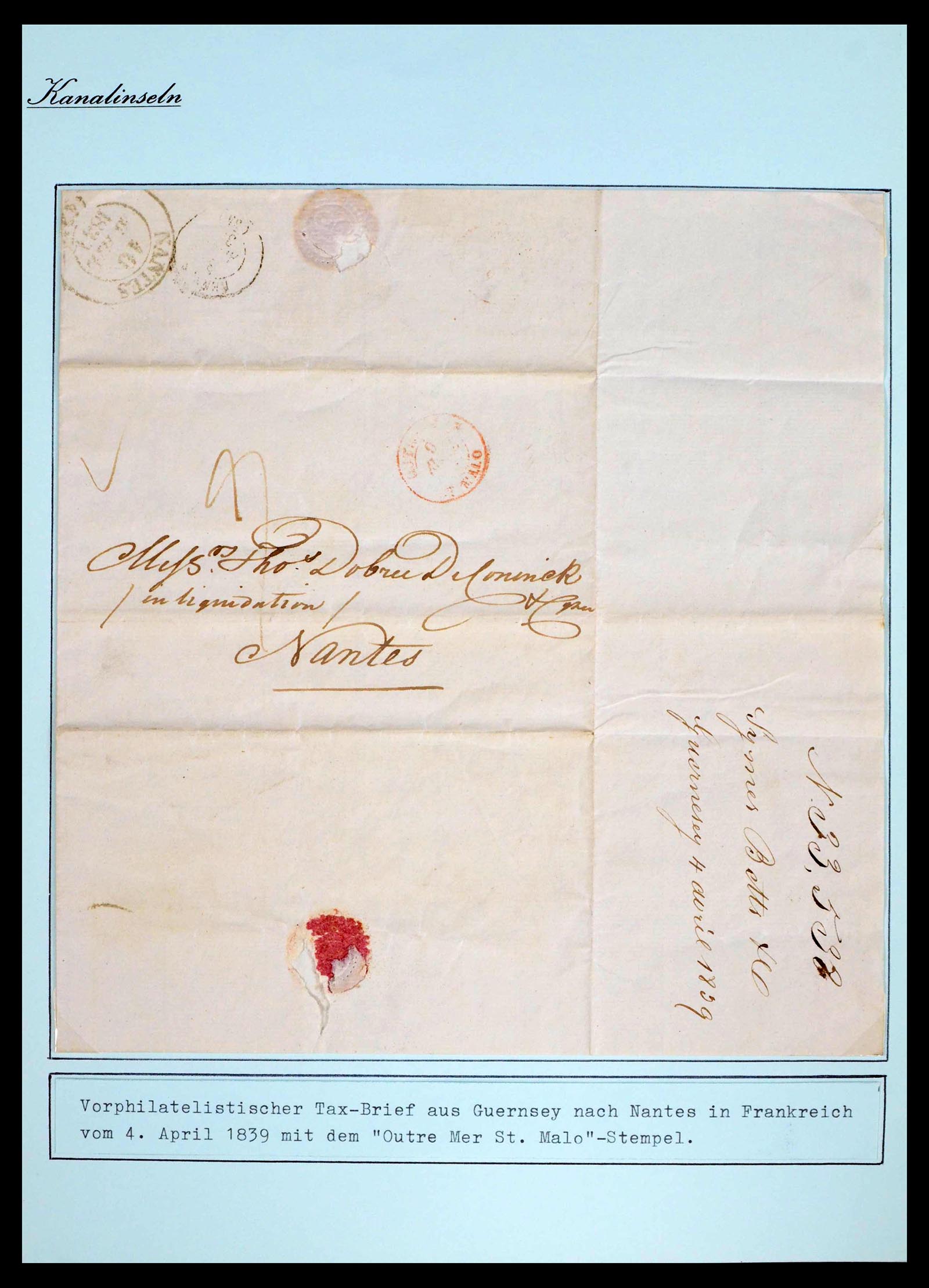 39477 0009 - Postzegelverzameling 39477 Kanaaleilanden 1807 (!)-1953.