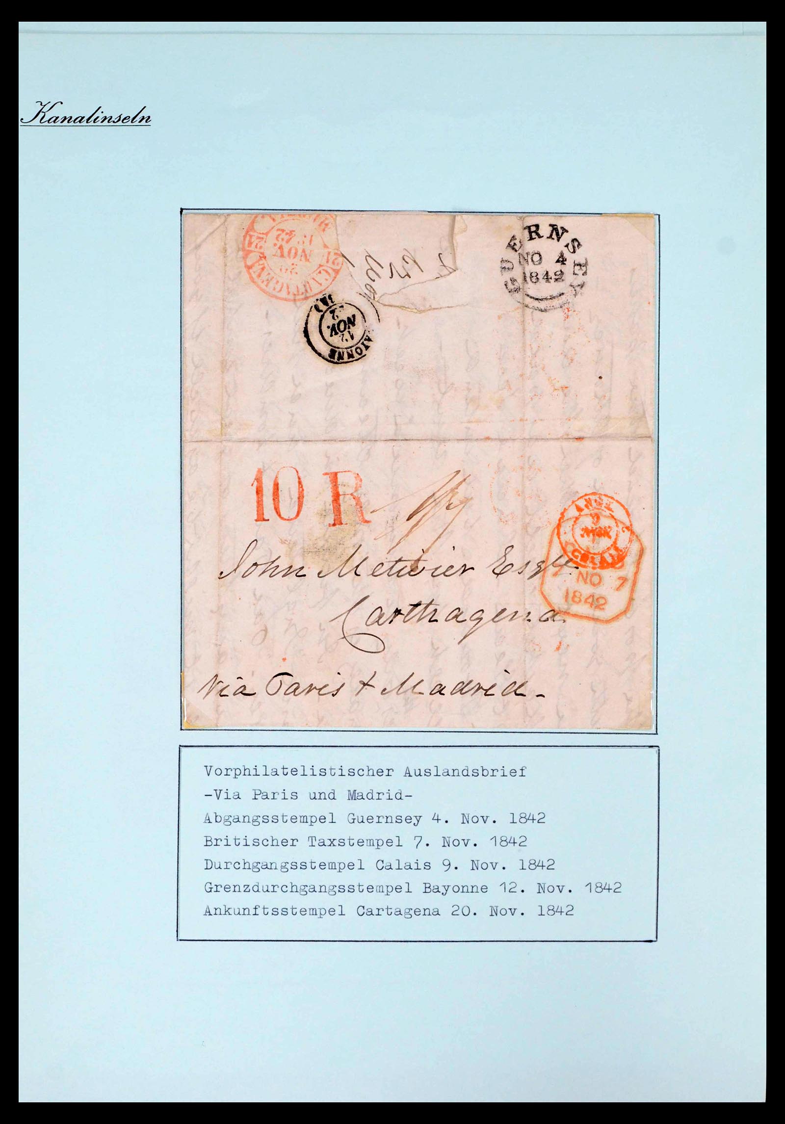 39477 0011 - Postzegelverzameling 39477 Kanaaleilanden 1807 (!)-1953.