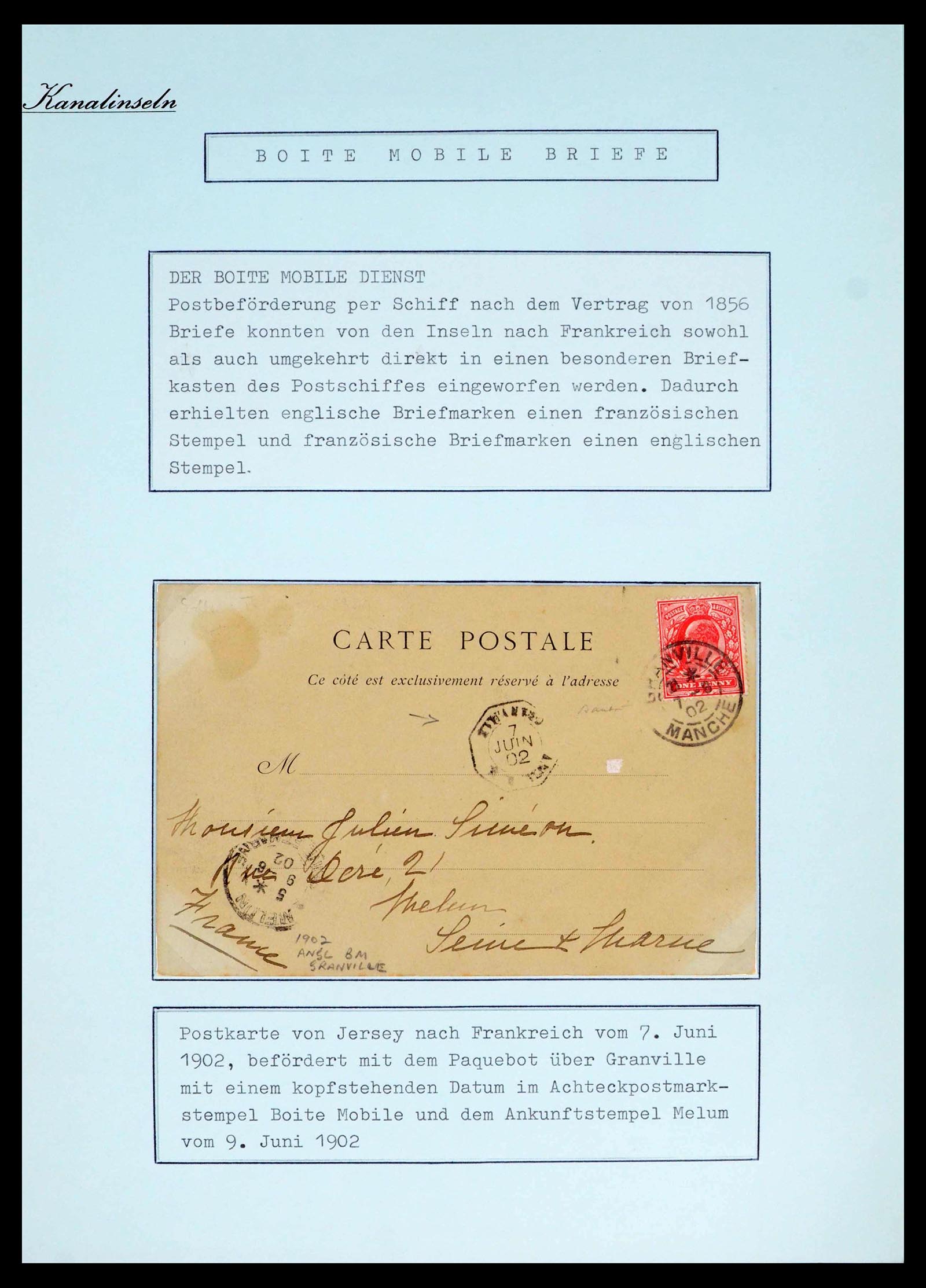 39477 0012 - Postzegelverzameling 39477 Kanaaleilanden 1807 (!)-1953.