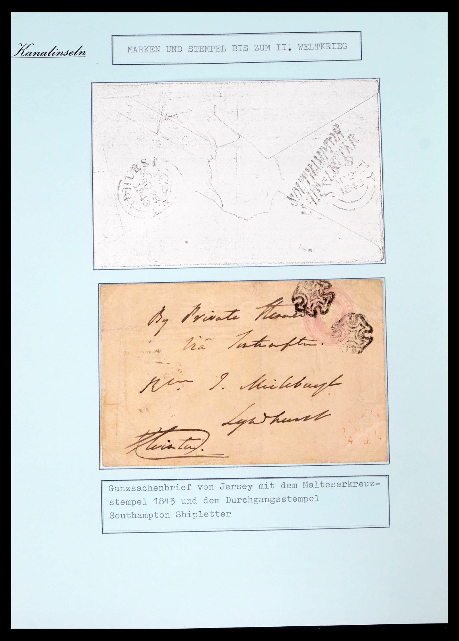 39477 0014 - Postzegelverzameling 39477 Kanaaleilanden 1807 (!)-1953.