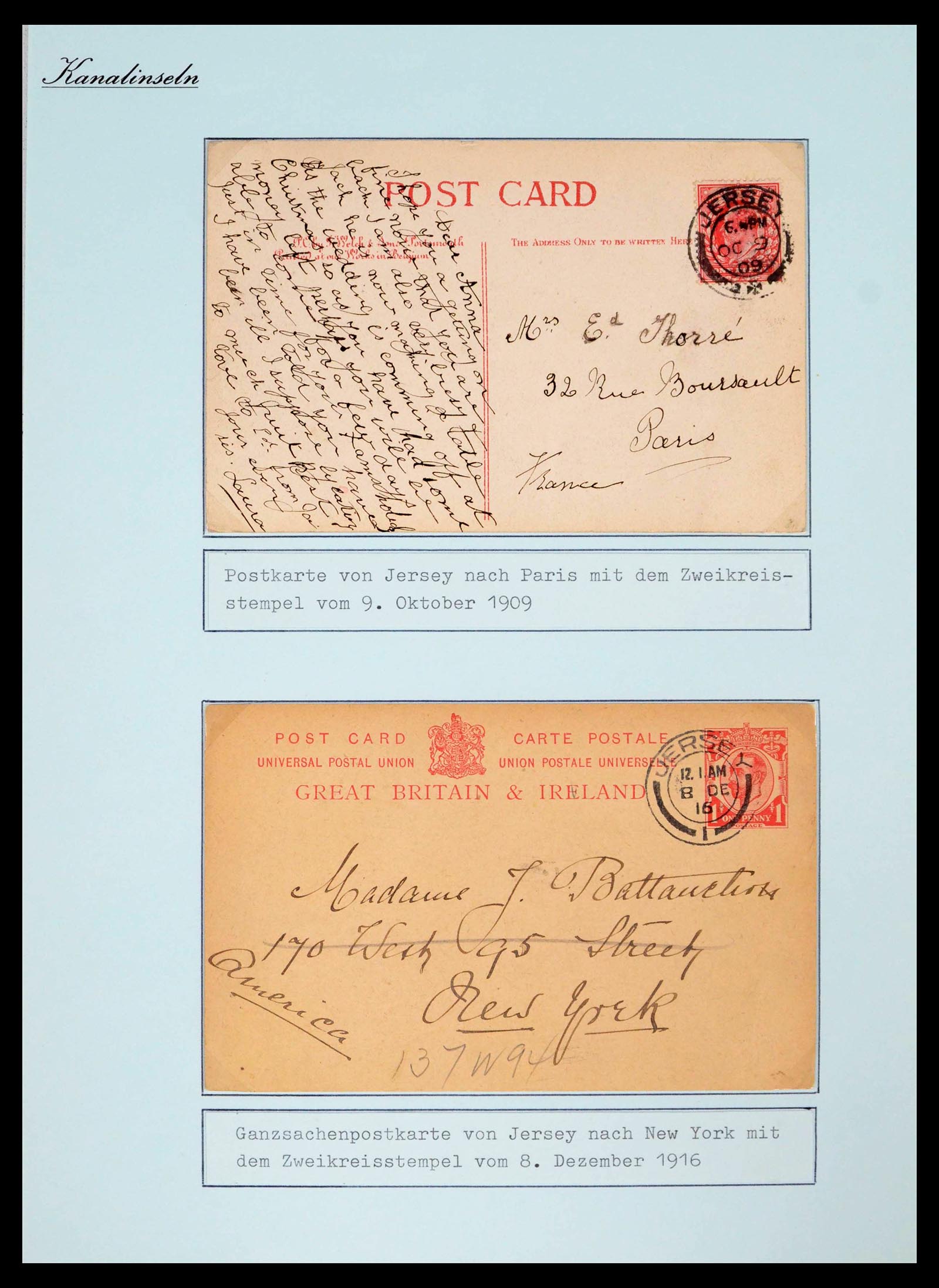 39477 0023 - Postzegelverzameling 39477 Kanaaleilanden 1807 (!)-1953.