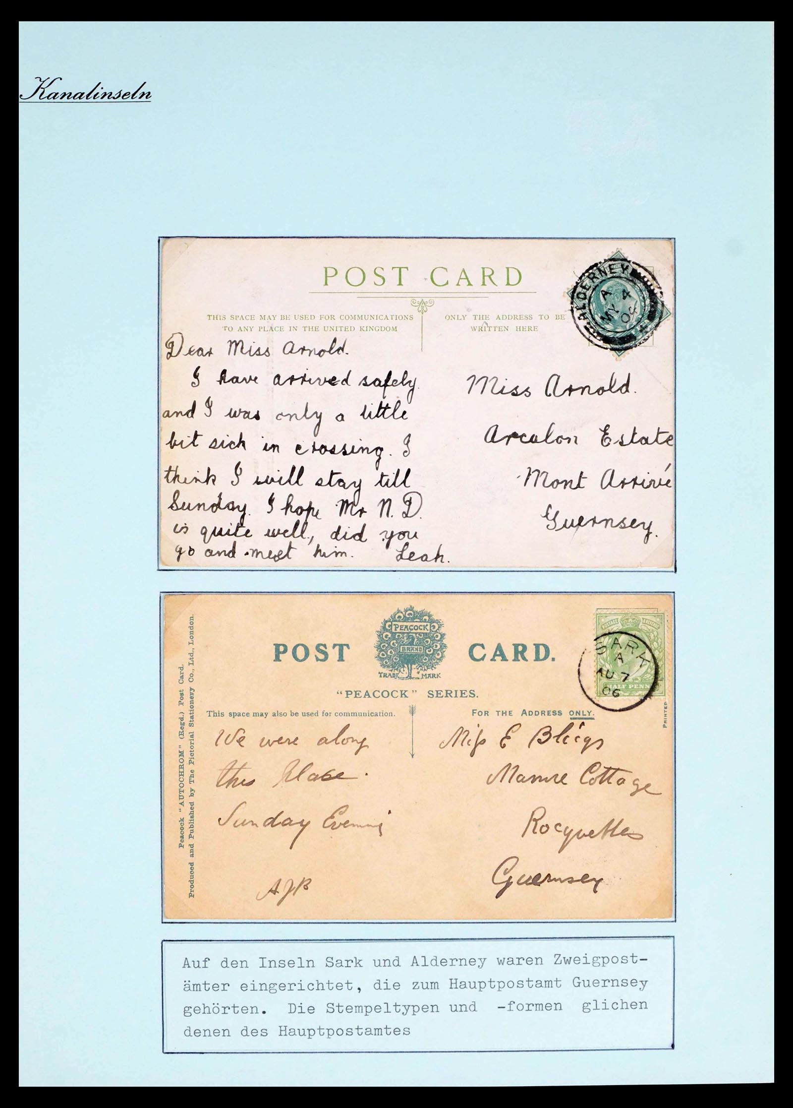 39477 0029 - Stamp collection 39477 Channel Islands 1807 (!)-1953.