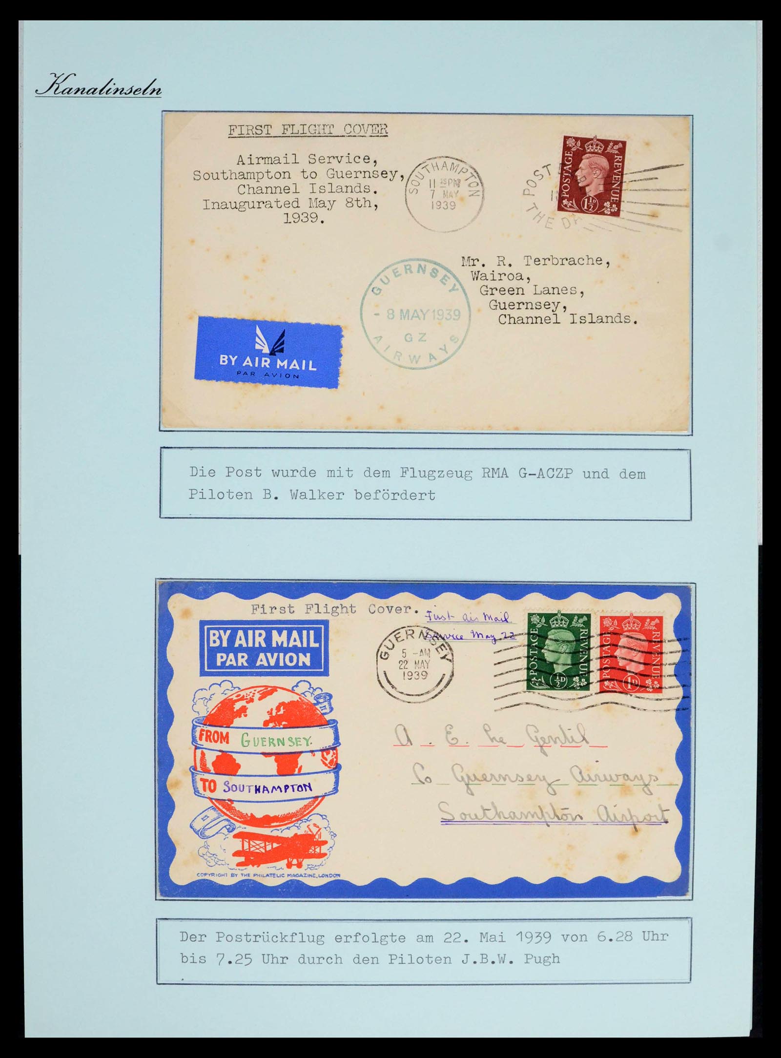 39477 0035 - Stamp collection 39477 Channel Islands 1807 (!)-1953.