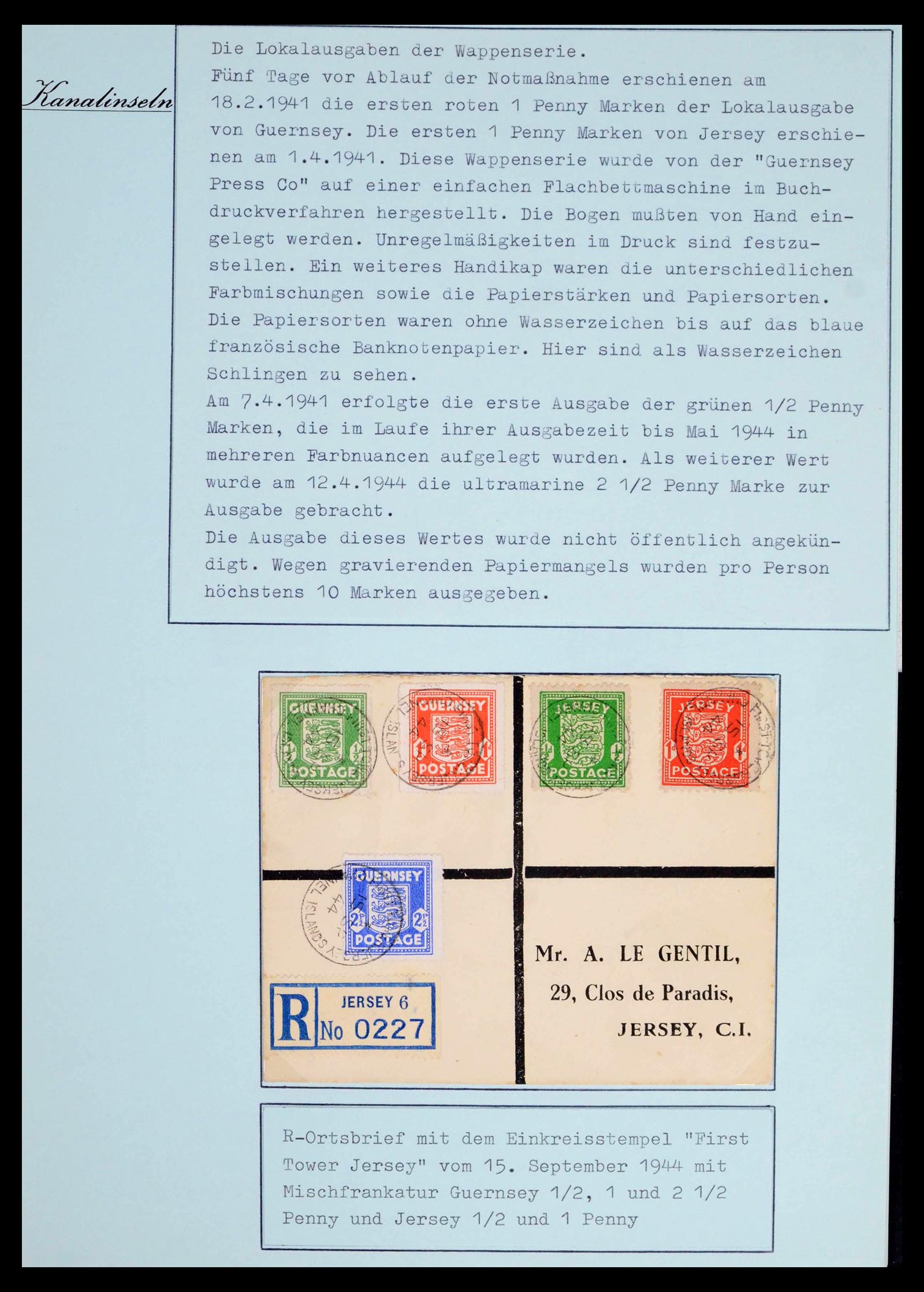 39477 0047 - Stamp collection 39477 Channel Islands 1807 (!)-1953.
