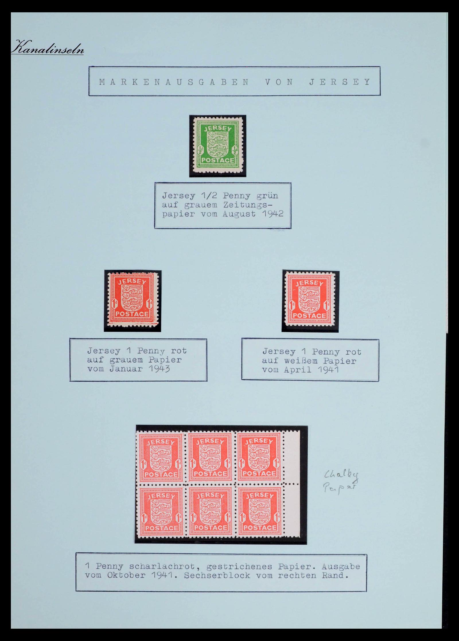 39477 0048 - Stamp collection 39477 Channel Islands 1807 (!)-1953.