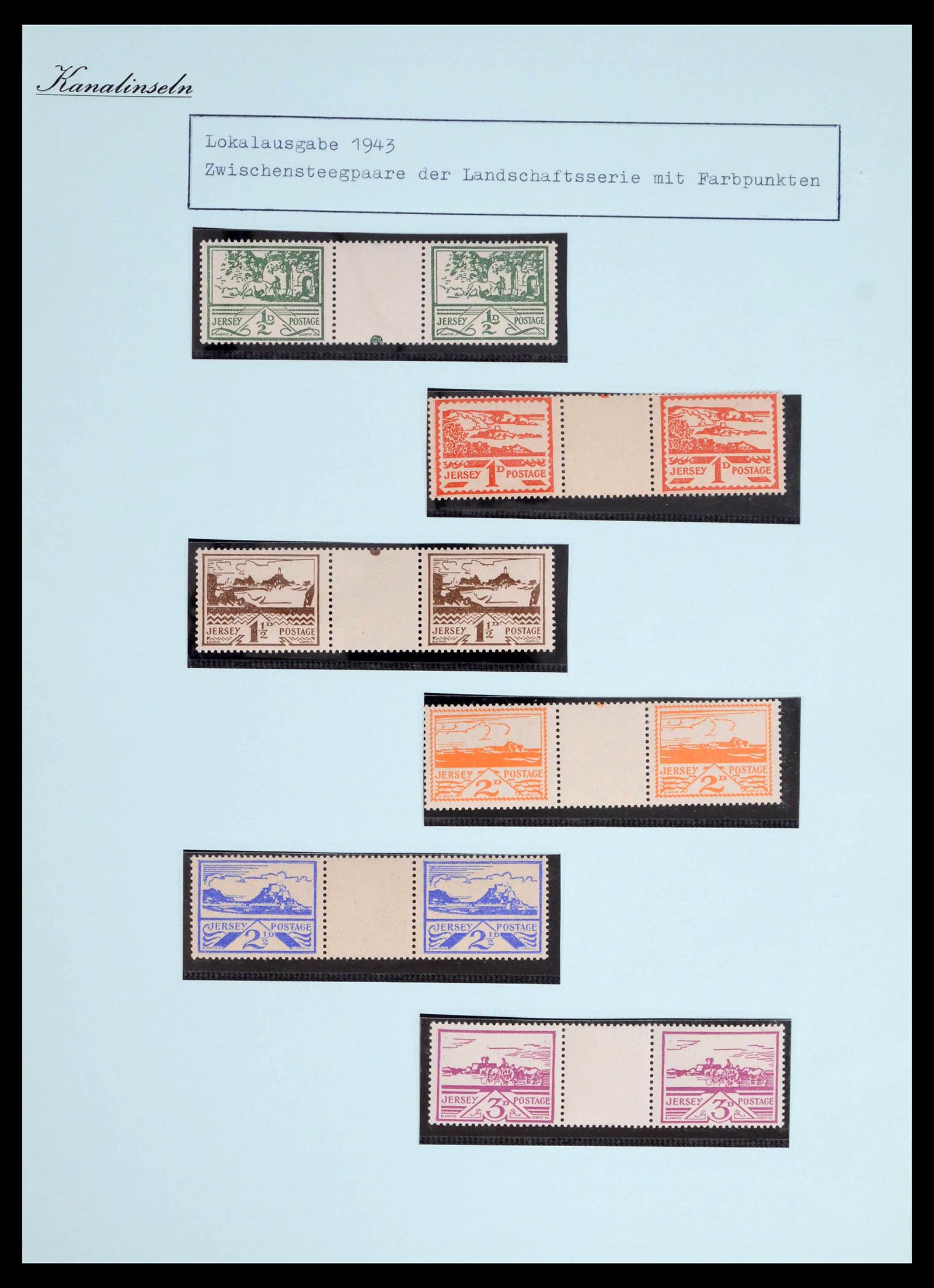 39477 0050 - Stamp collection 39477 Channel Islands 1807 (!)-1953.