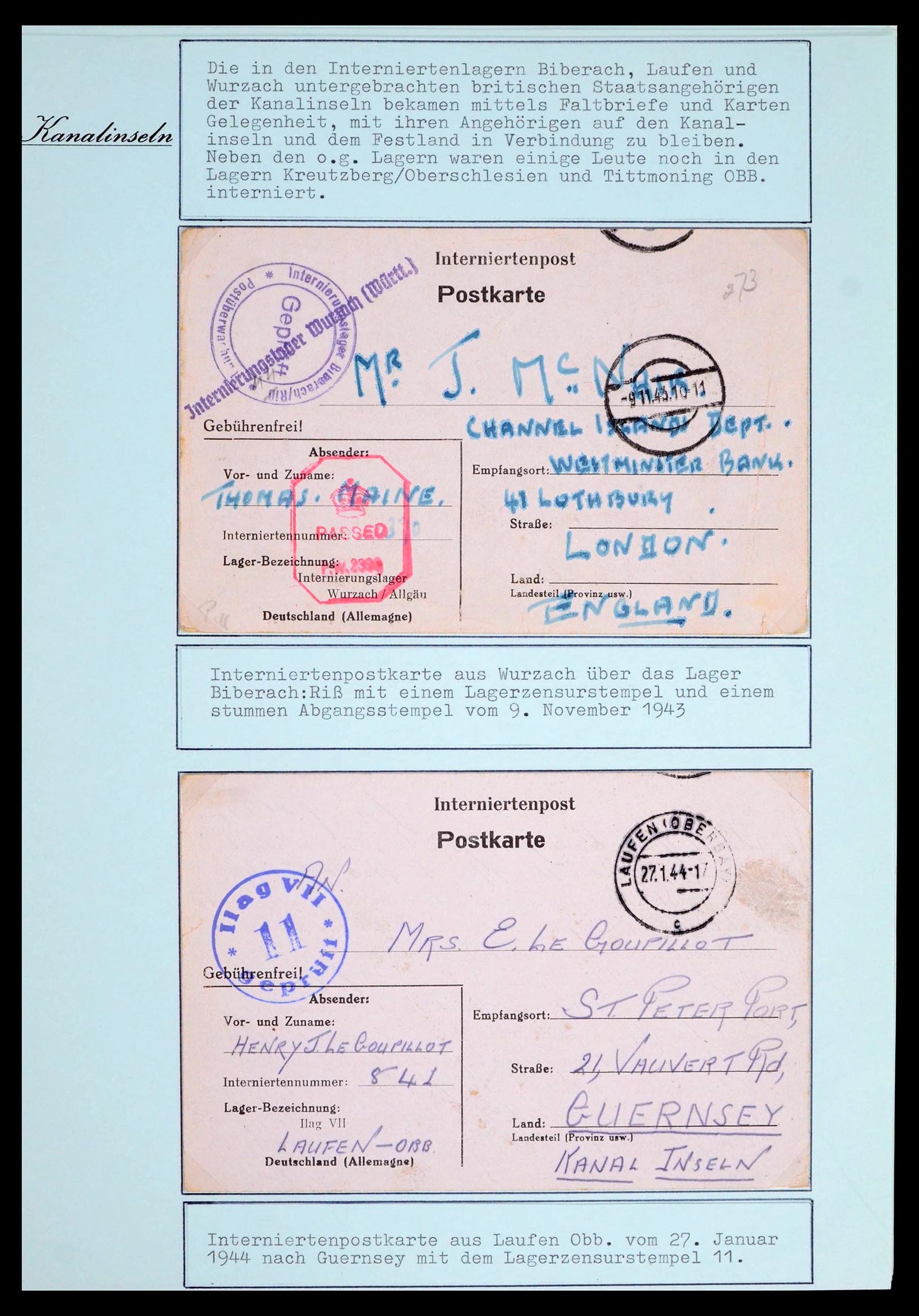 39477 0053 - Postzegelverzameling 39477 Kanaaleilanden 1807 (!)-1953.