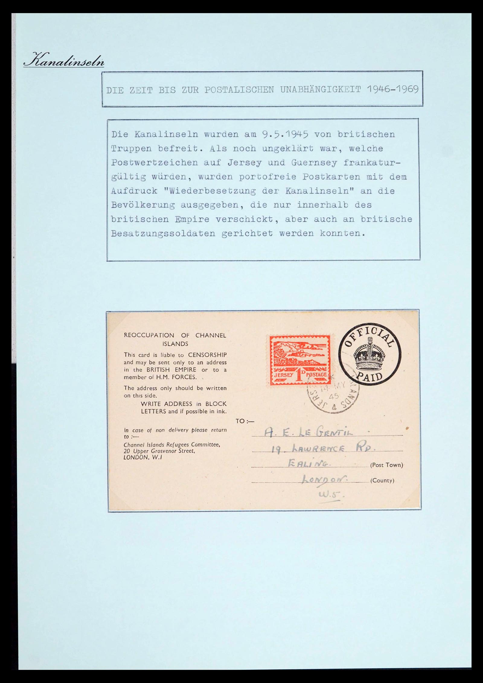 39477 0055 - Postzegelverzameling 39477 Kanaaleilanden 1807 (!)-1953.