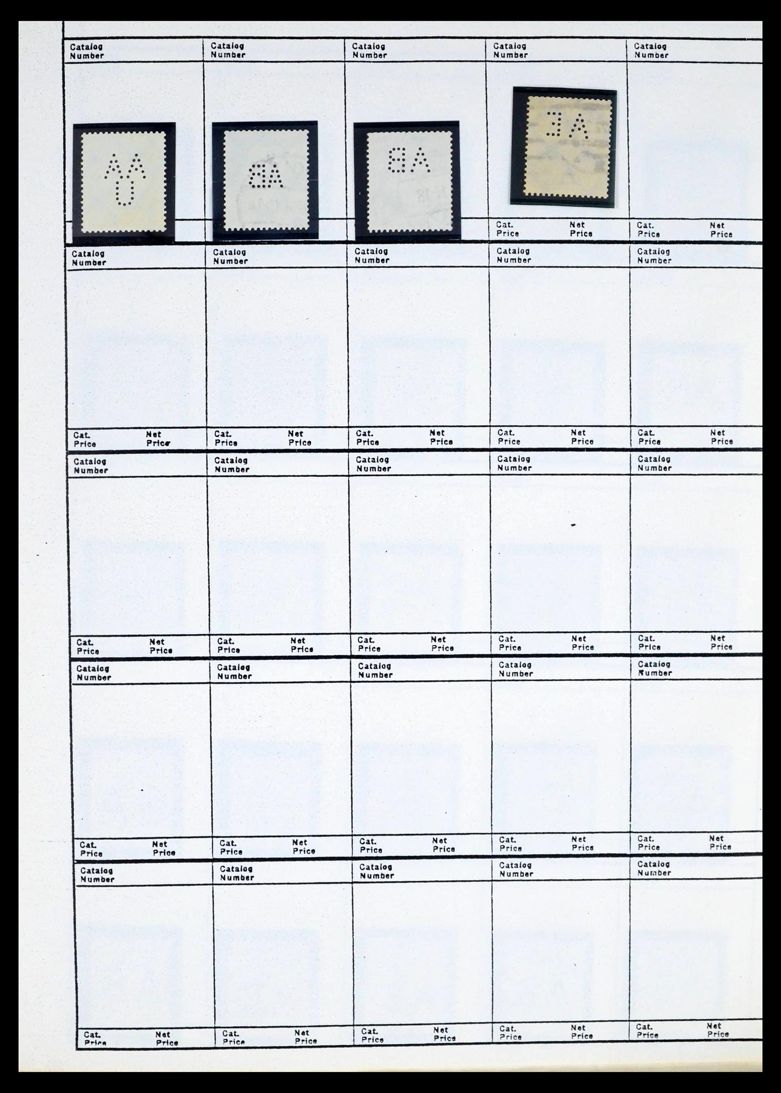 39480 0005 - Postzegelverzameling 39480 Duitse Rijk perfins 1880-1955.