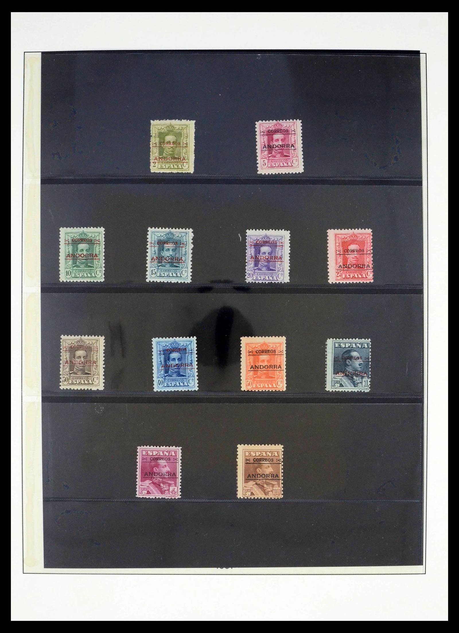 39483 0001 - Postzegelverzameling 39483 Spaans Andorra 1928-2004.