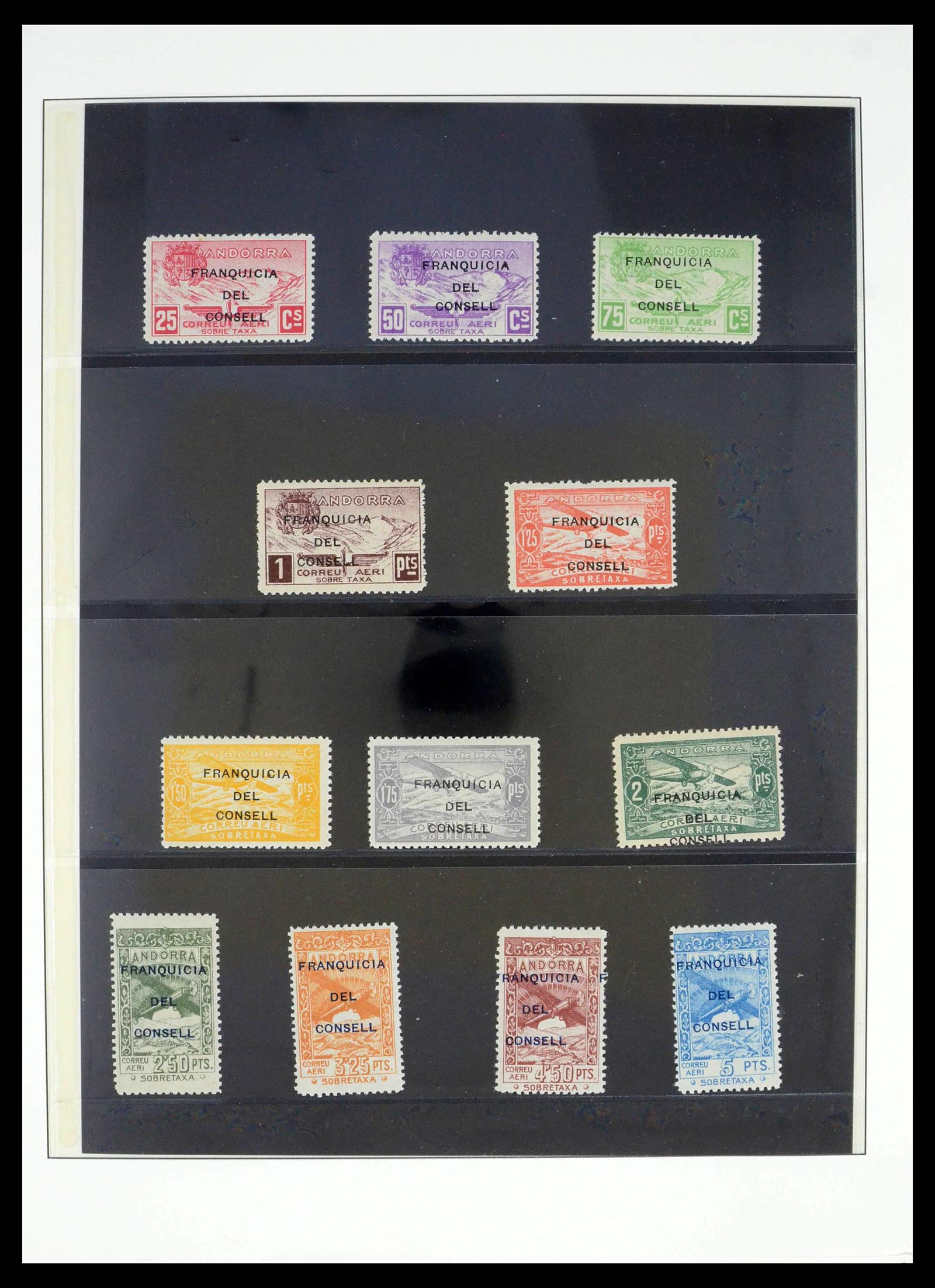 39483 0002 - Postzegelverzameling 39483 Spaans Andorra 1928-2004.