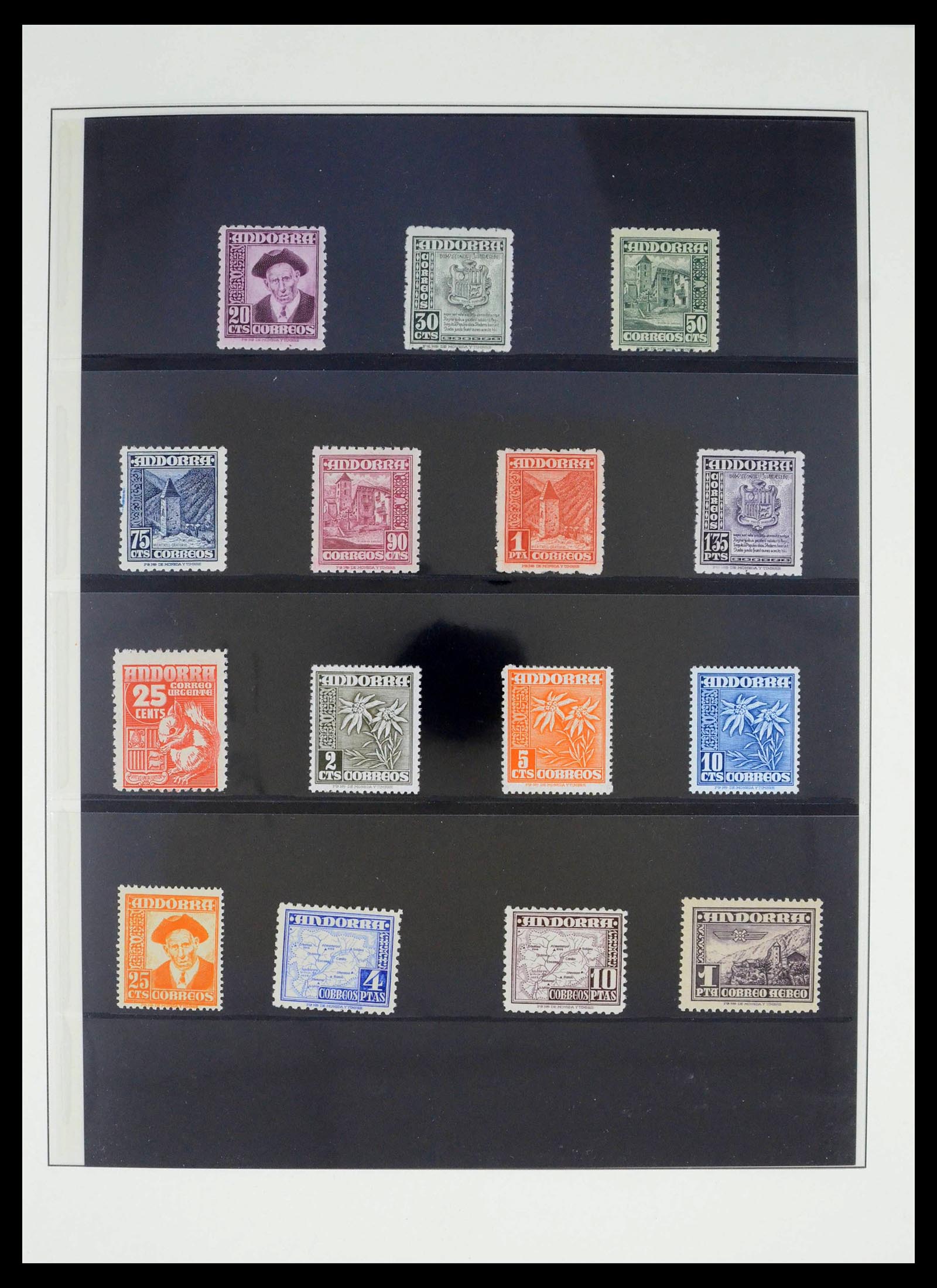 39483 0003 - Postzegelverzameling 39483 Spaans Andorra 1928-2004.