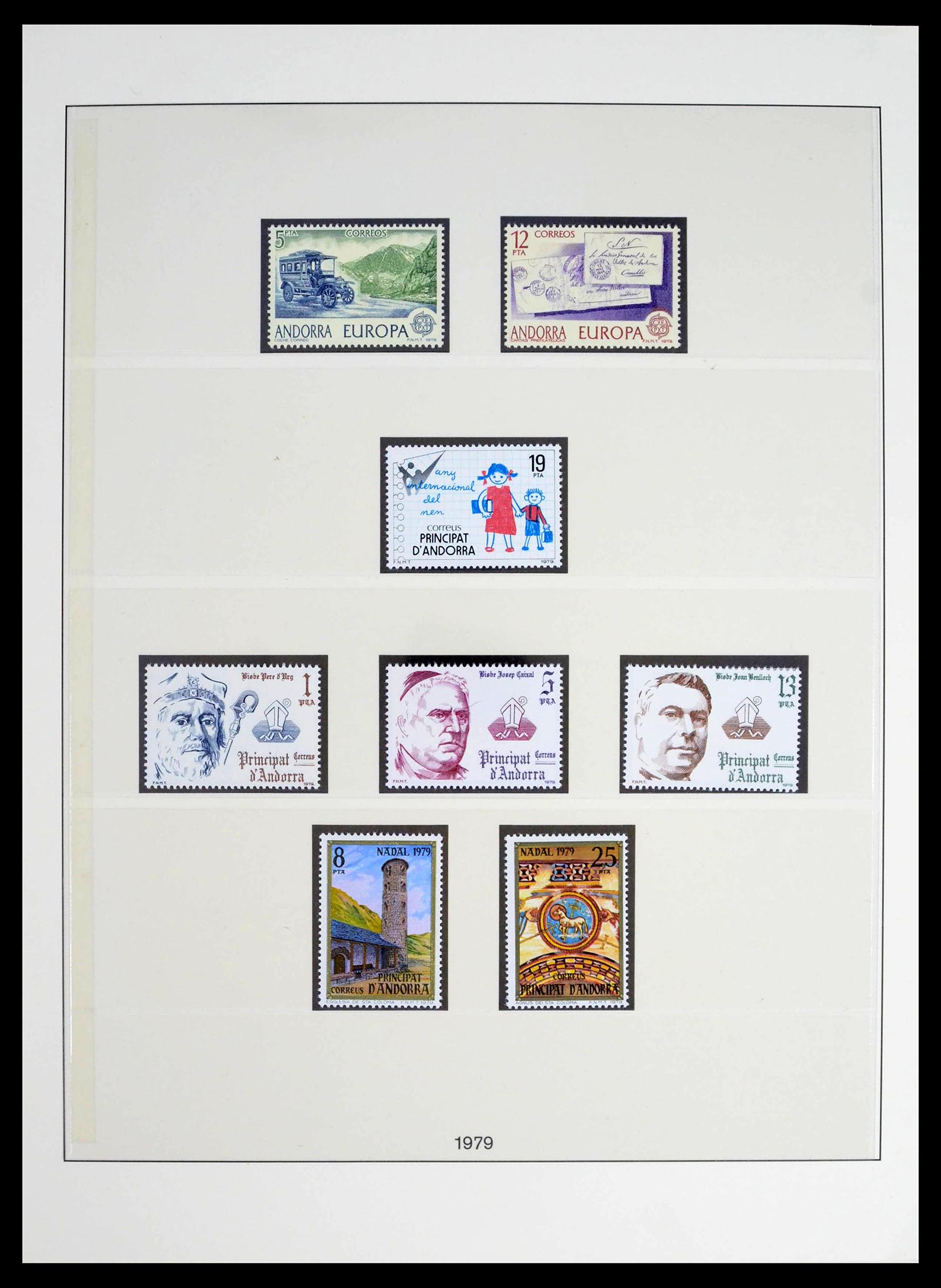 39483 0010 - Postzegelverzameling 39483 Spaans Andorra 1928-2004.