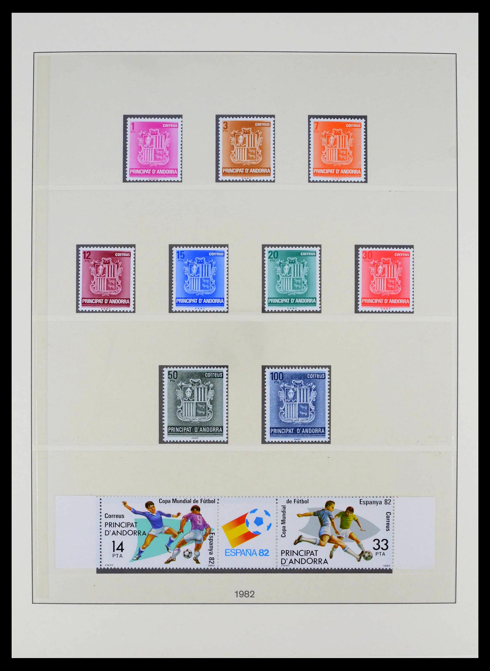39483 0013 - Postzegelverzameling 39483 Spaans Andorra 1928-2004.