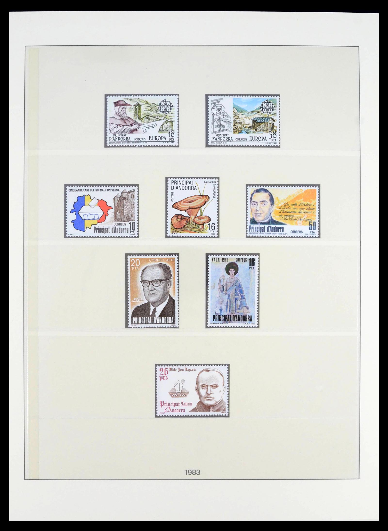 39483 0016 - Postzegelverzameling 39483 Spaans Andorra 1928-2004.