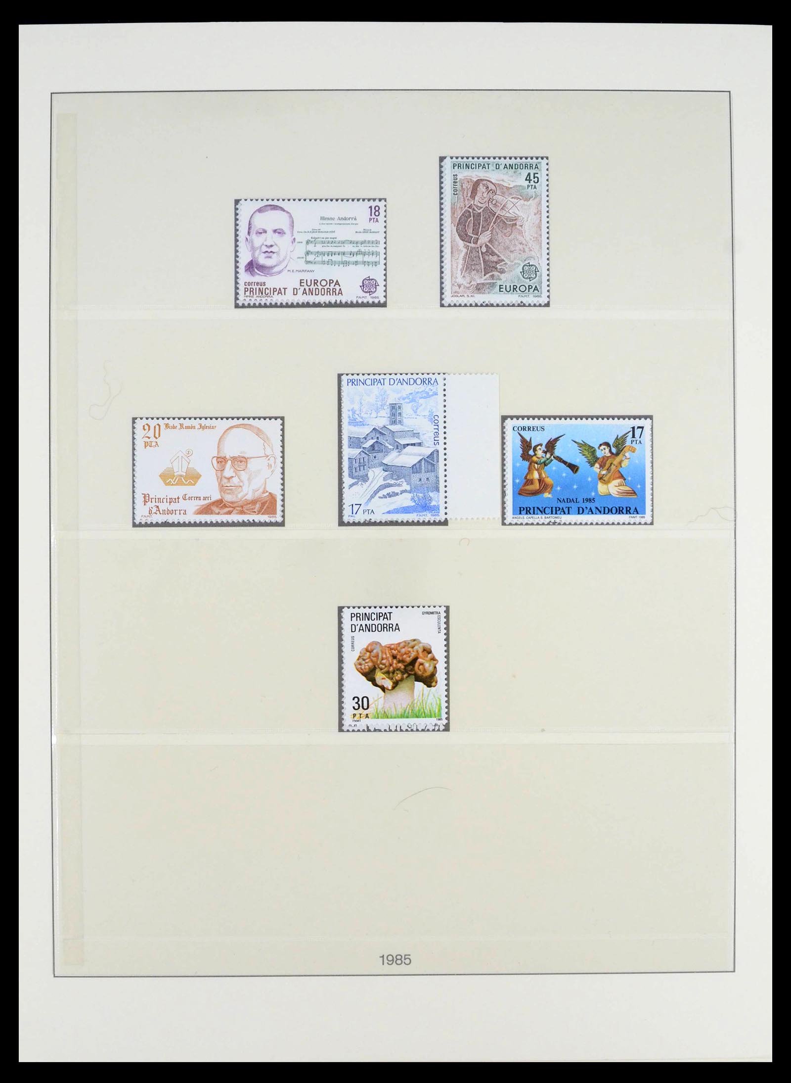39483 0018 - Postzegelverzameling 39483 Spaans Andorra 1928-2004.
